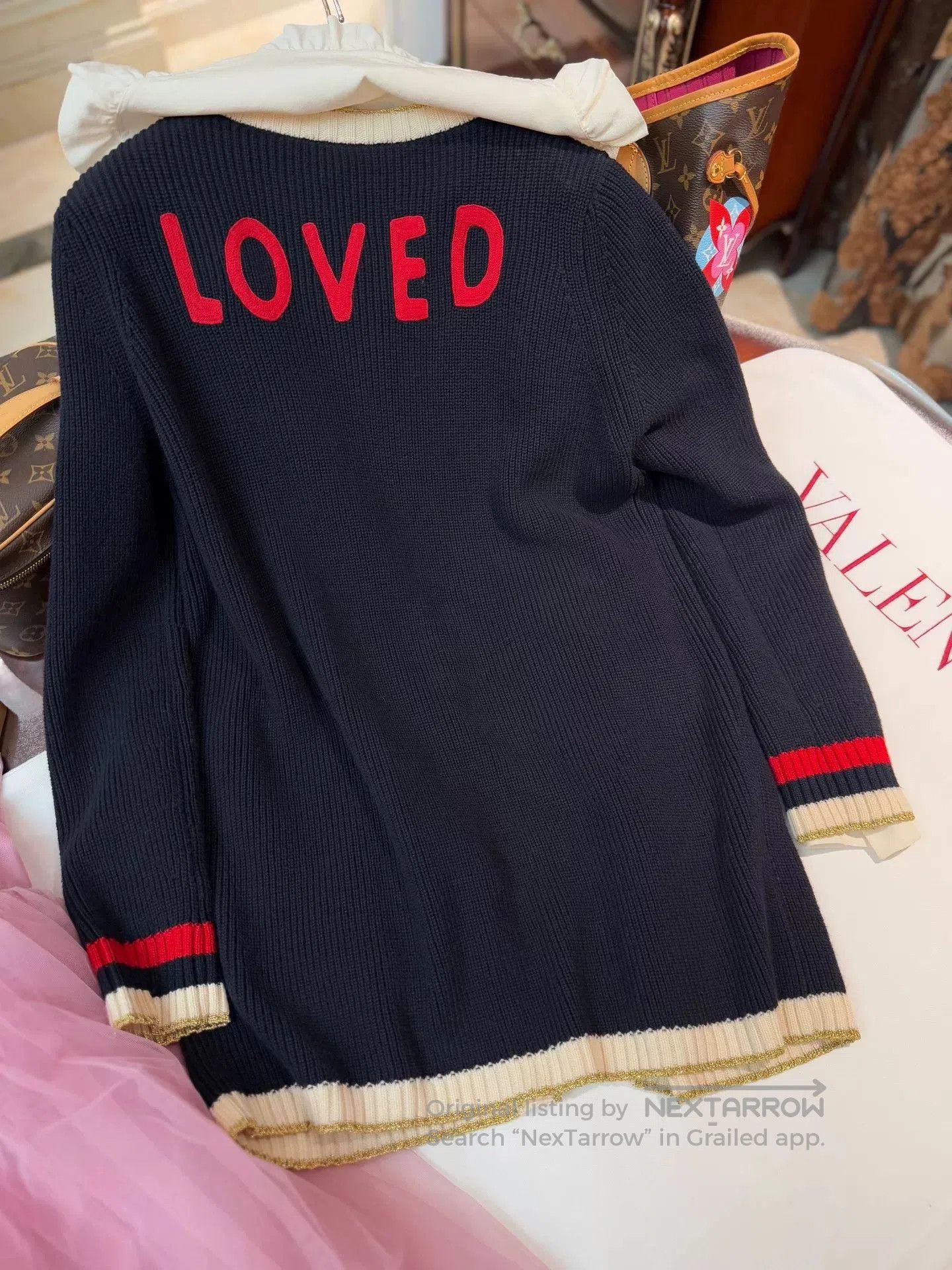 Gucci Gucci Pearl Button Knitted Cardigan. Size S / US 4 / IT 40 - 8 Thumbnail