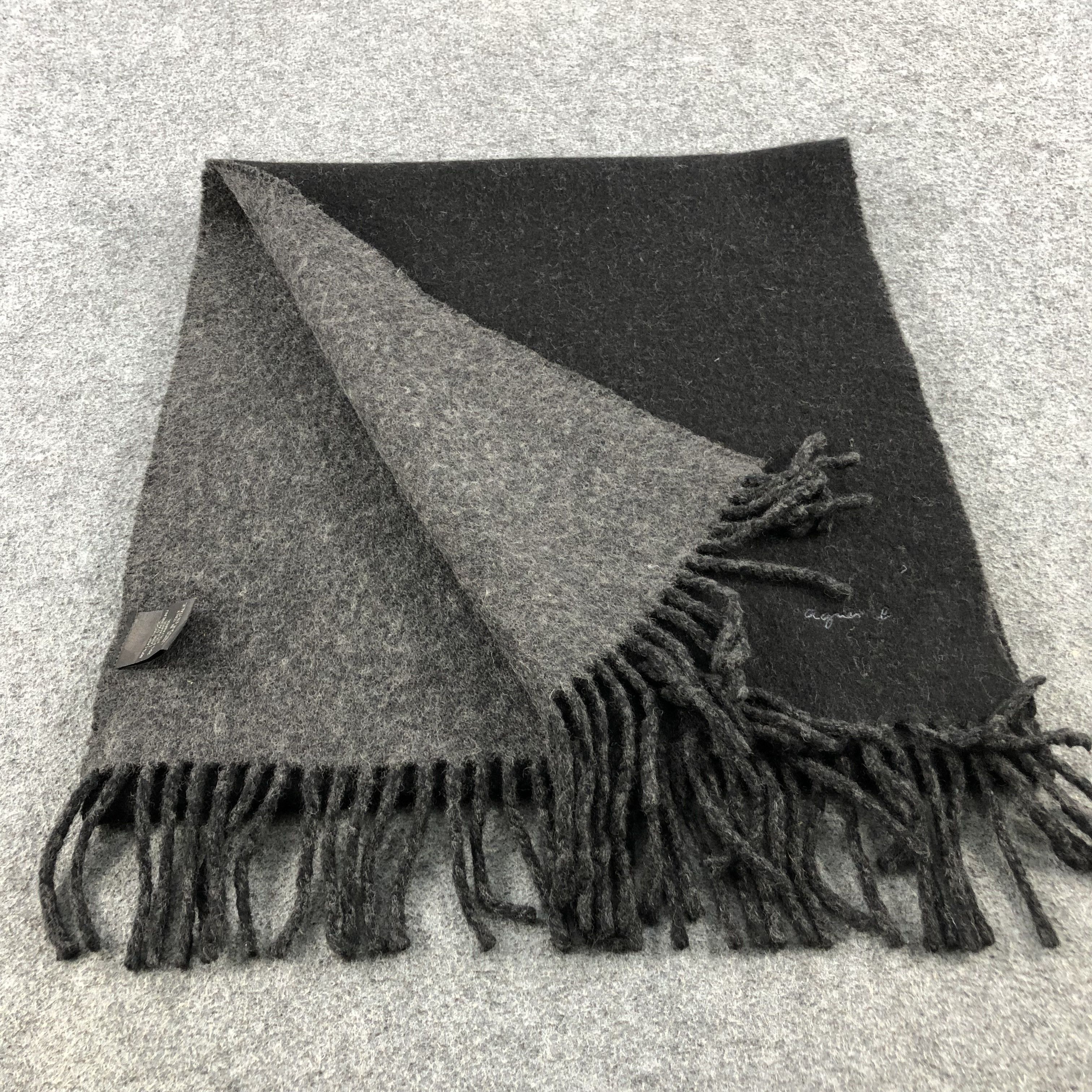 agnes b. Agnes B. Plain Wool Scarf Muffler V720 Size ONE SIZE - 7 Thumbnail