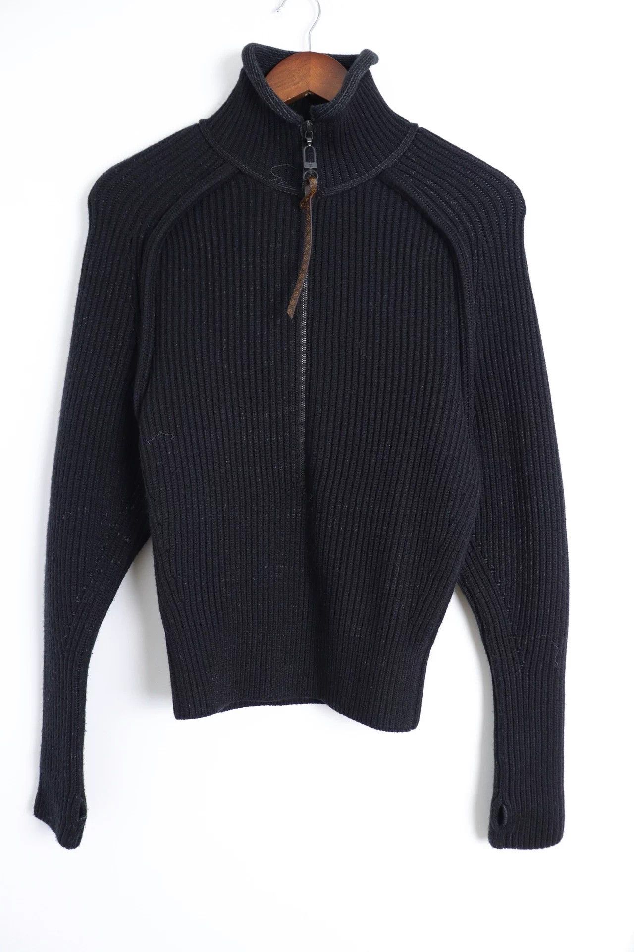 Louis Vuitton LV turtleneck zip knit cardigan black S Size US S / EU 44-46 / 1 - 1 Preview