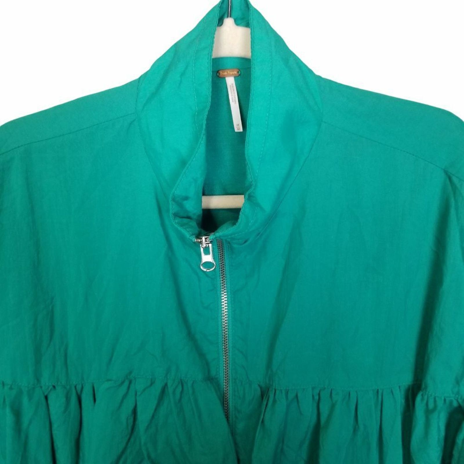 Free People Free People Now Or Never Balloon Bomber Windbreaker Jacket Size M / US 6-8 / IT 42-44 - 4 Thumbnail