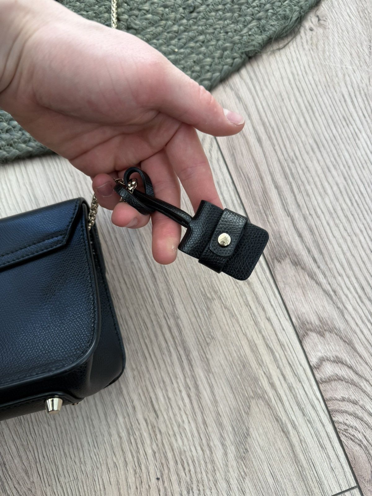 Designer × Furla Furla Leather black Handbag Size ONE SIZE - 7 Thumbnail