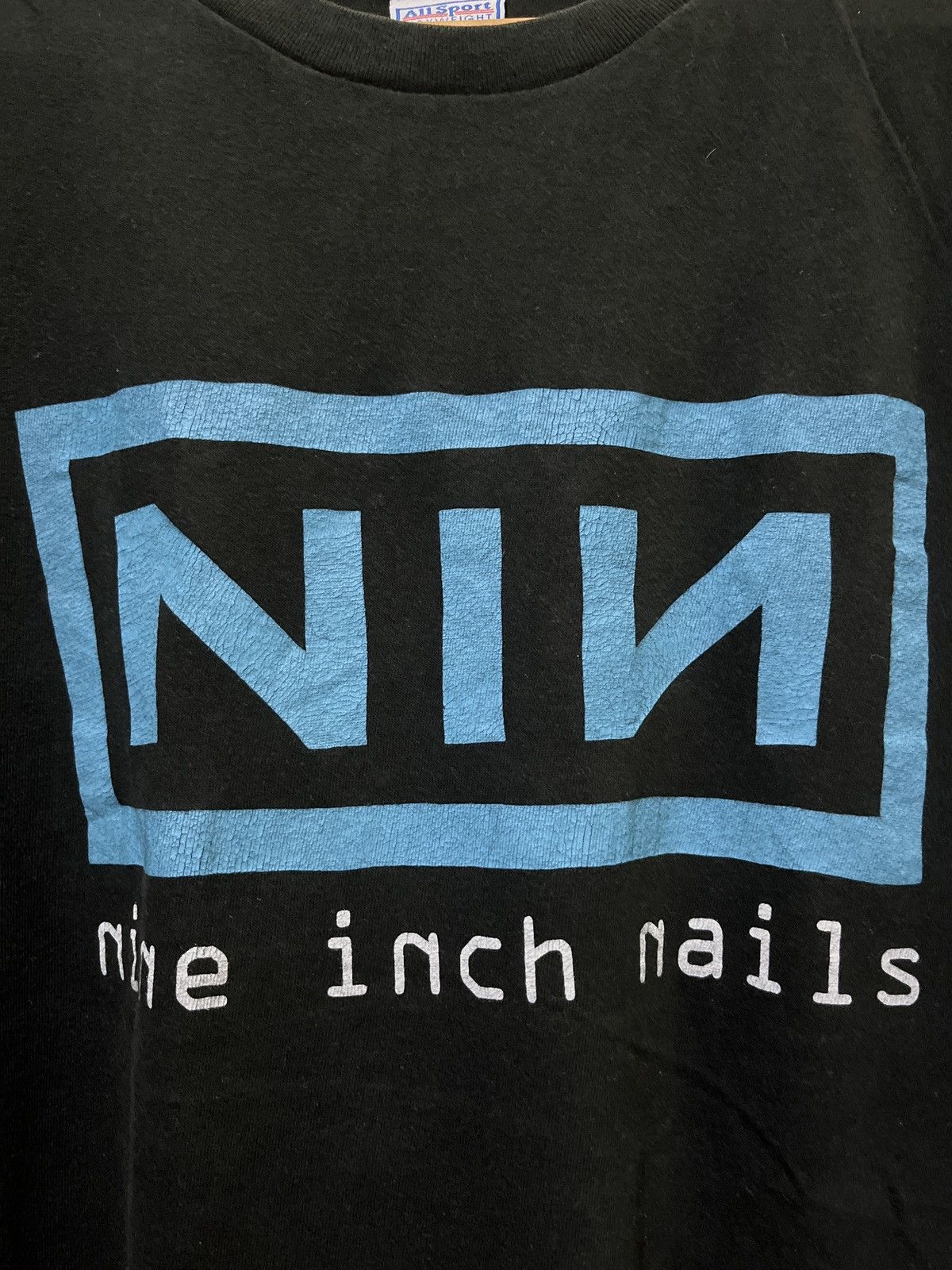 All Sport Vintage Nine Inch Nails 95 96 Tour Shirt Size US XL / EU 56 / 4 - 2 Thumbnail