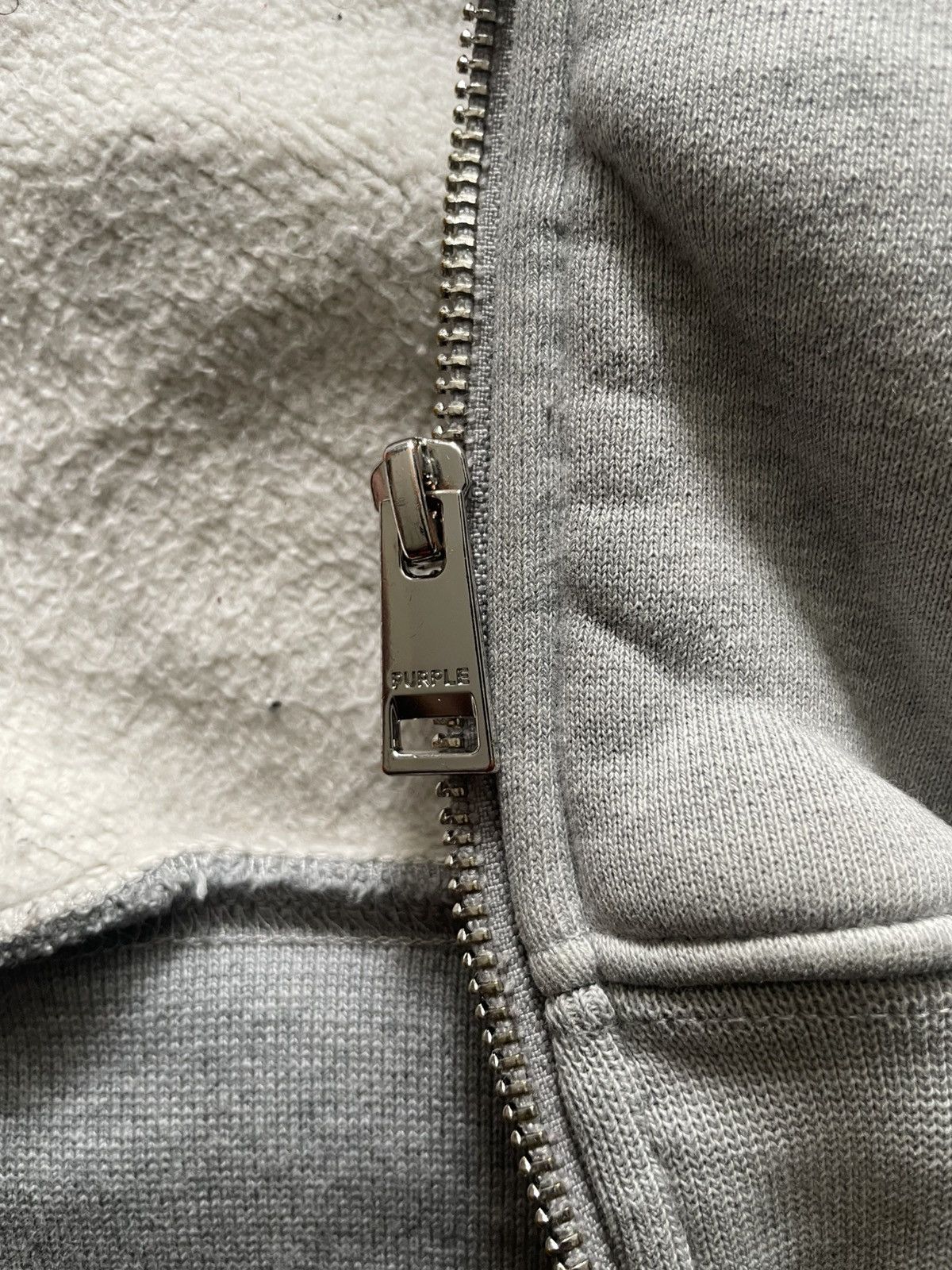 Purple Brand Purple Brand HWT Fleece Collegiate Zip Hoodie Size US S / EU 44-46 / 1 - 4 Thumbnail