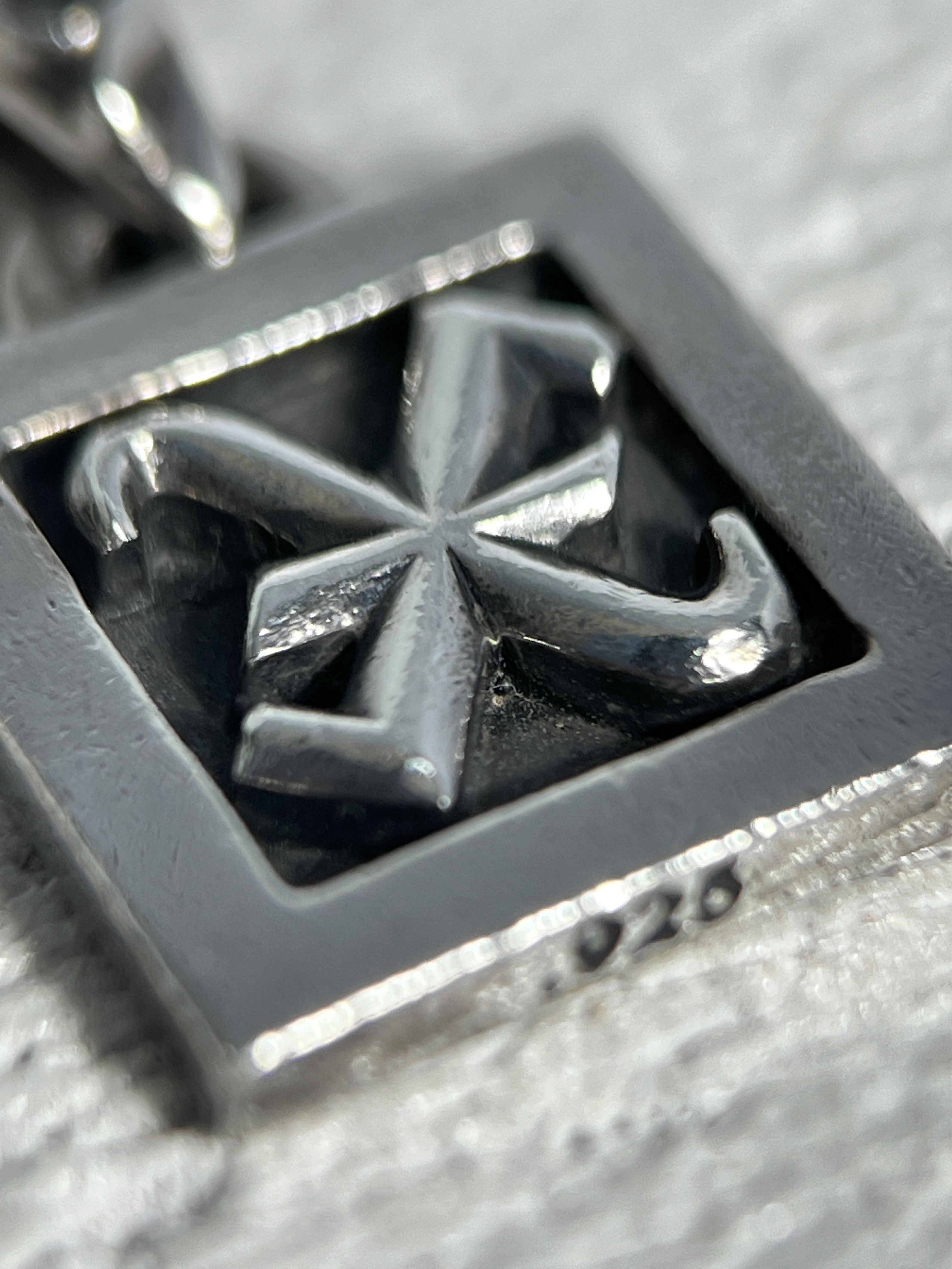 Chrome Hearts Chrome Hearts Square Cross Pendant 2002 .925 Silver Size ONE SIZE - 9 Thumbnail