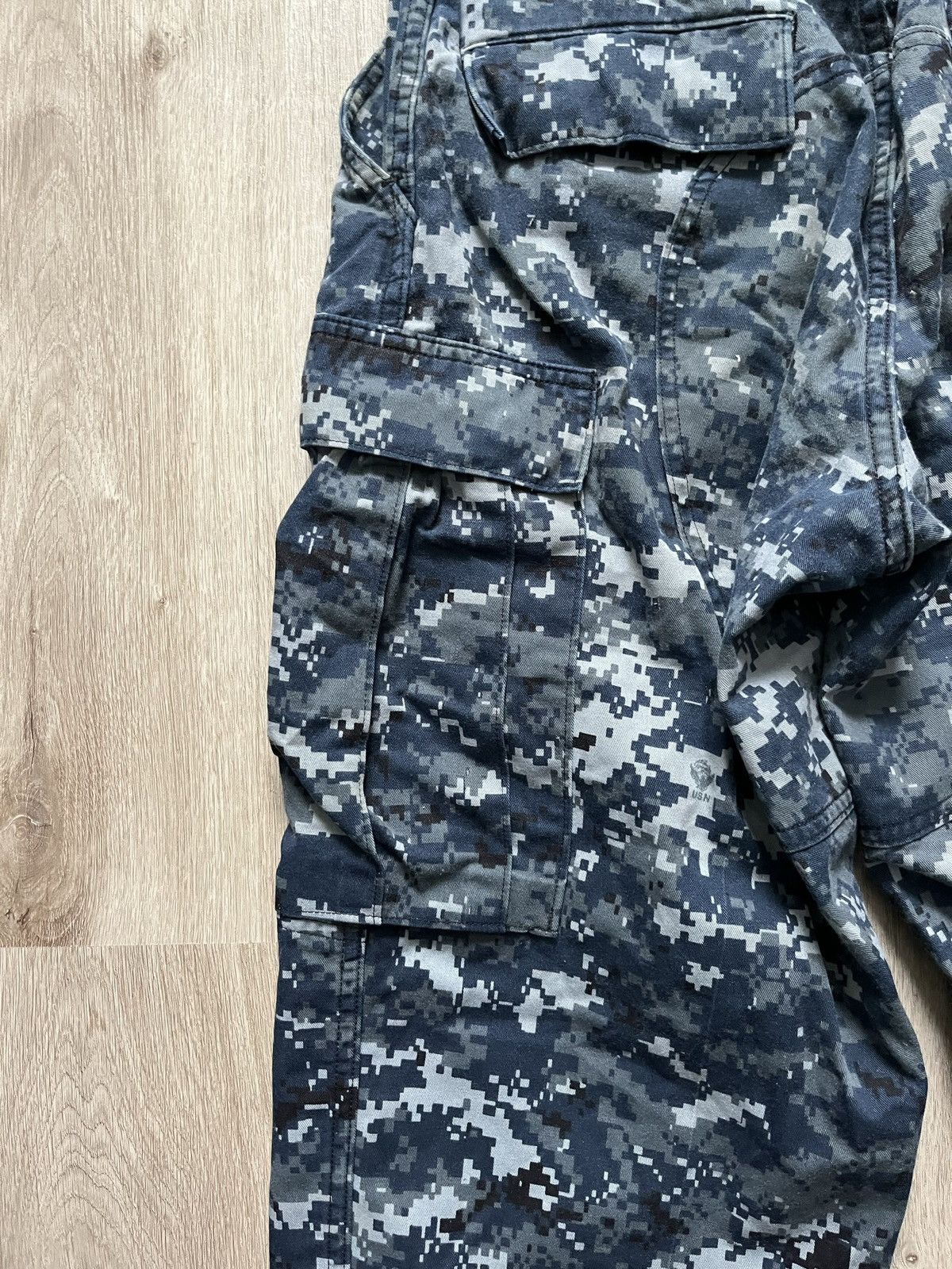 Vintage US MILITARY ISSUED BLUE DIGITAL CAMO Size US 28 / EU 44 - 6 Thumbnail