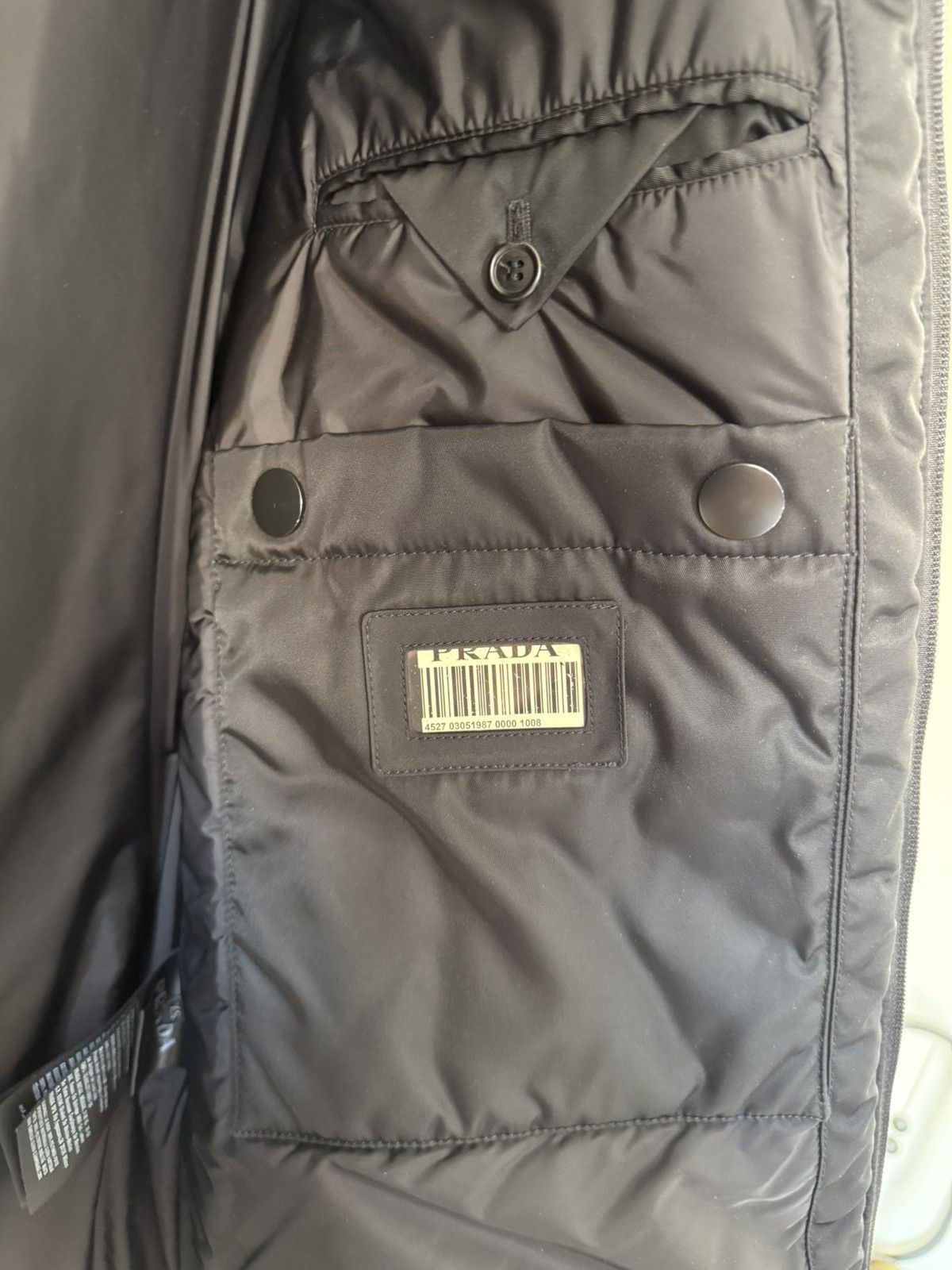 Prada Rare Prada Nylon Padded Logo Coach Jacket Size US XS / EU 42 / 0 - 7 Thumbnail