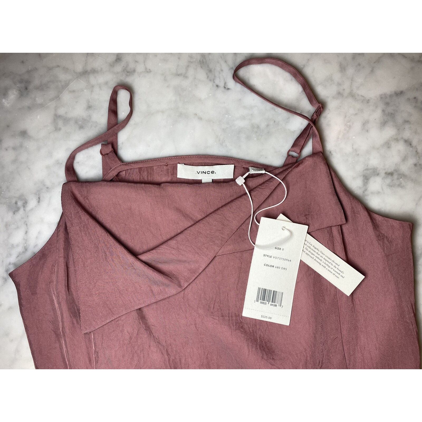 Vince VINCE-Women’s Pink/Salmon Dress-New W/Tag’s-Size 0 Size XS / US 0-2 / IT 36-38 - 3 Thumbnail