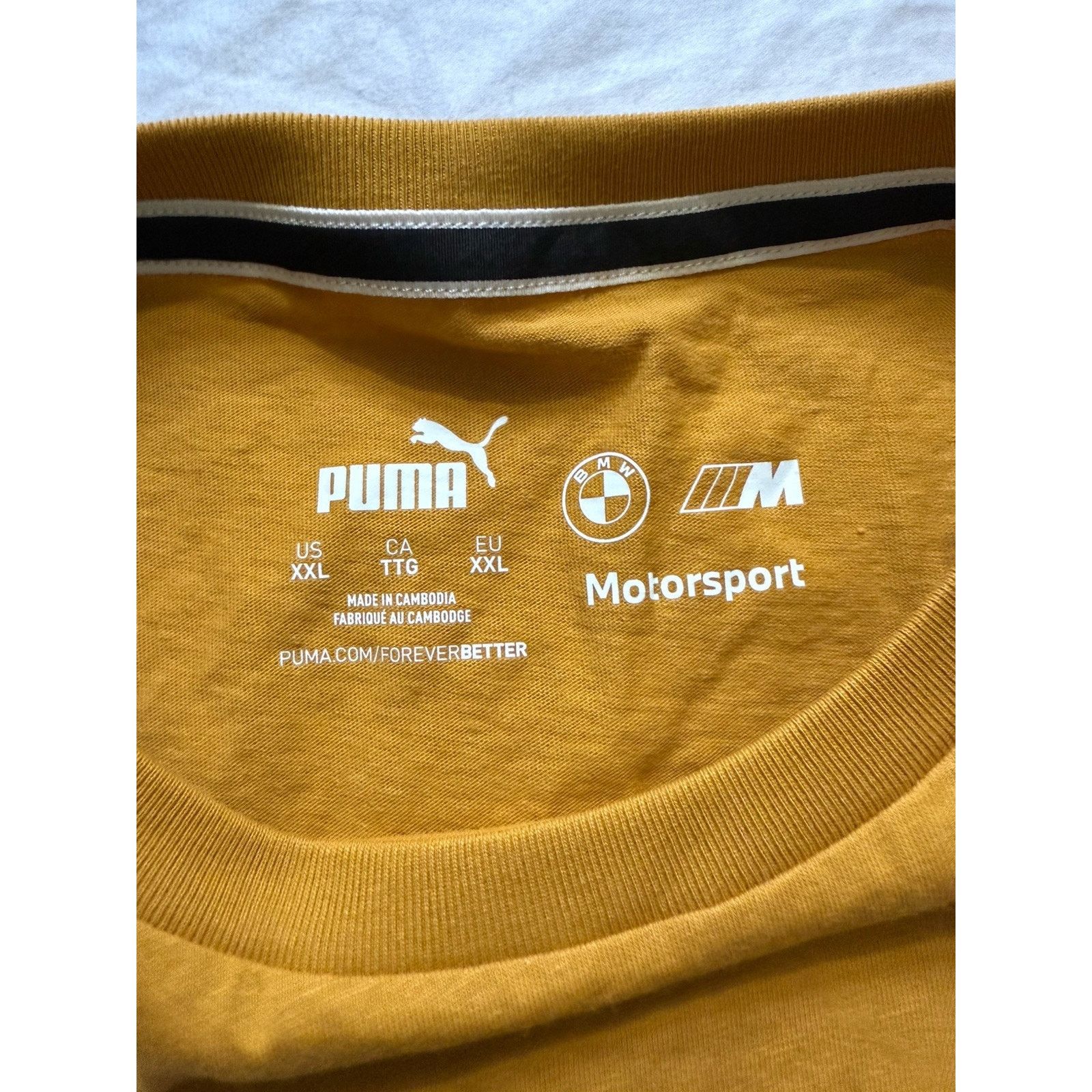 Puma NWT Puma BMW Motorsport Essential Logo Men's T Shirt Gold Size US XXL / EU 58 / 5 - 4 Thumbnail