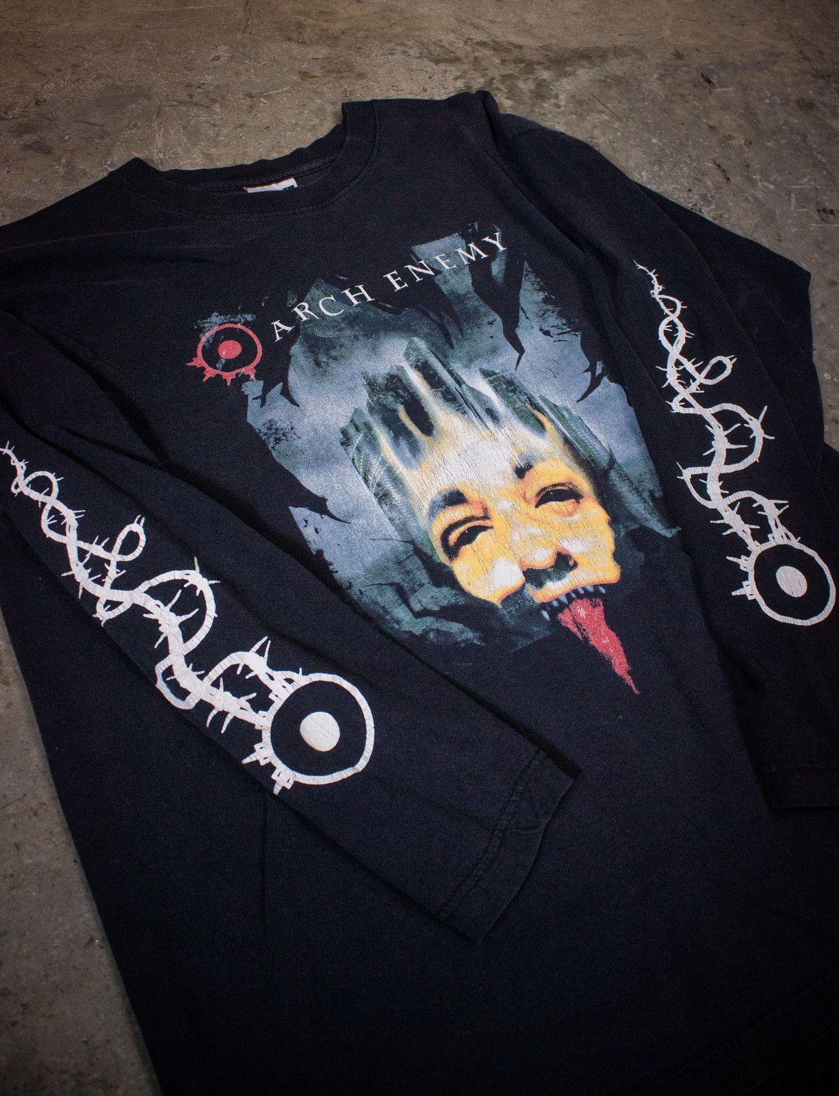 Vintage Arch Enemy Long Sleeve Concert T Shirt 90s