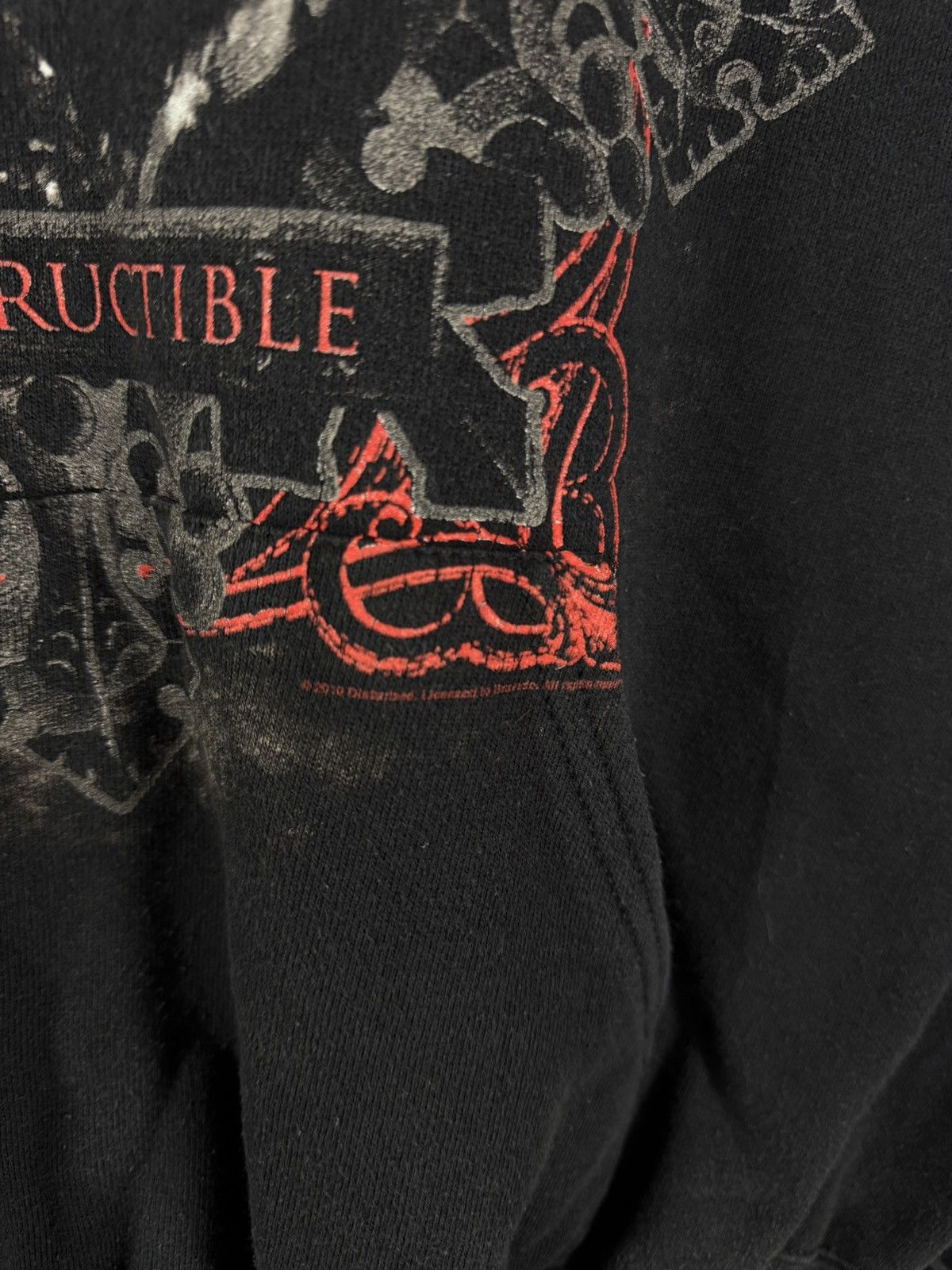 Band Tees Disturbed 2010 vintage rock band hoodie Size US L / EU 52-54 / 3 - 4 Thumbnail
