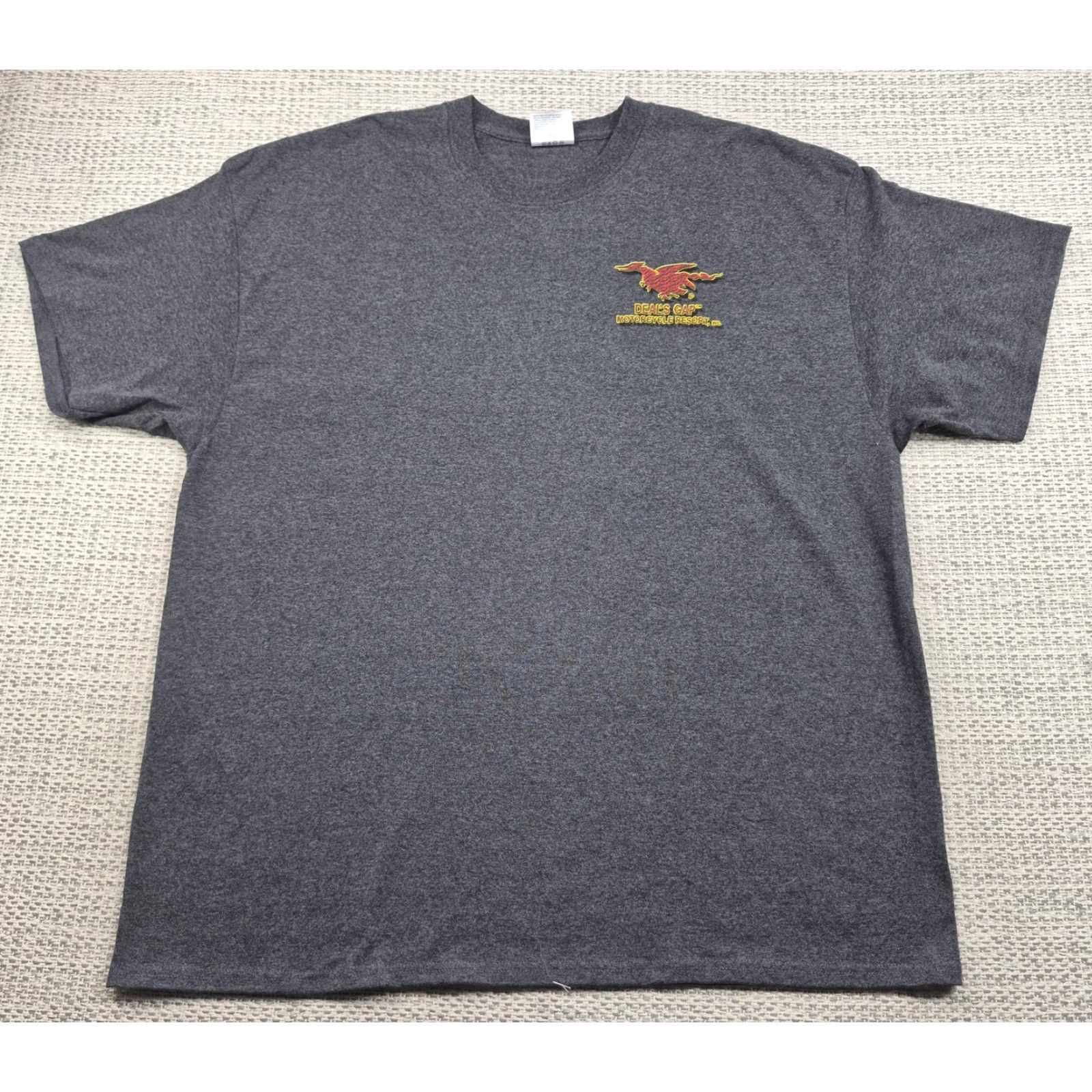 Port & Company Port & Company Shirt Mens 2XL Gray Dragon Motorcycle Biker Tee I Survived Graphic 90s Size US XXL / EU 58 / 5 - 3 Thumbnail