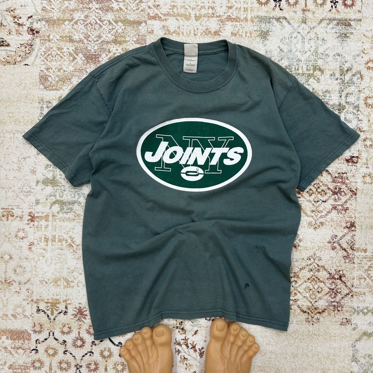 Japanese Brand × Vintage Vintage Adult” Joints New York” T-shirts Joke Humor Trashed Size US L / EU 52-54 / 3 - 1 Thumbnail