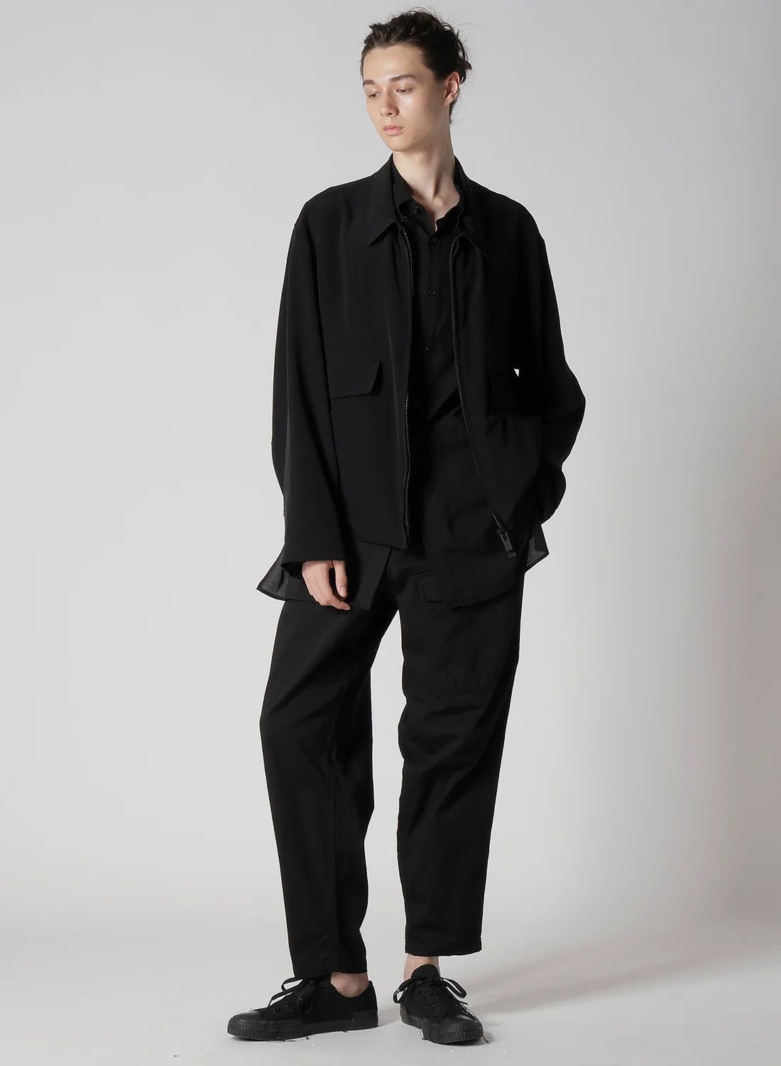 Yohji Yamamoto Black Scandal Work Pants Size US 34 / EU 50 - 8 Thumbnail