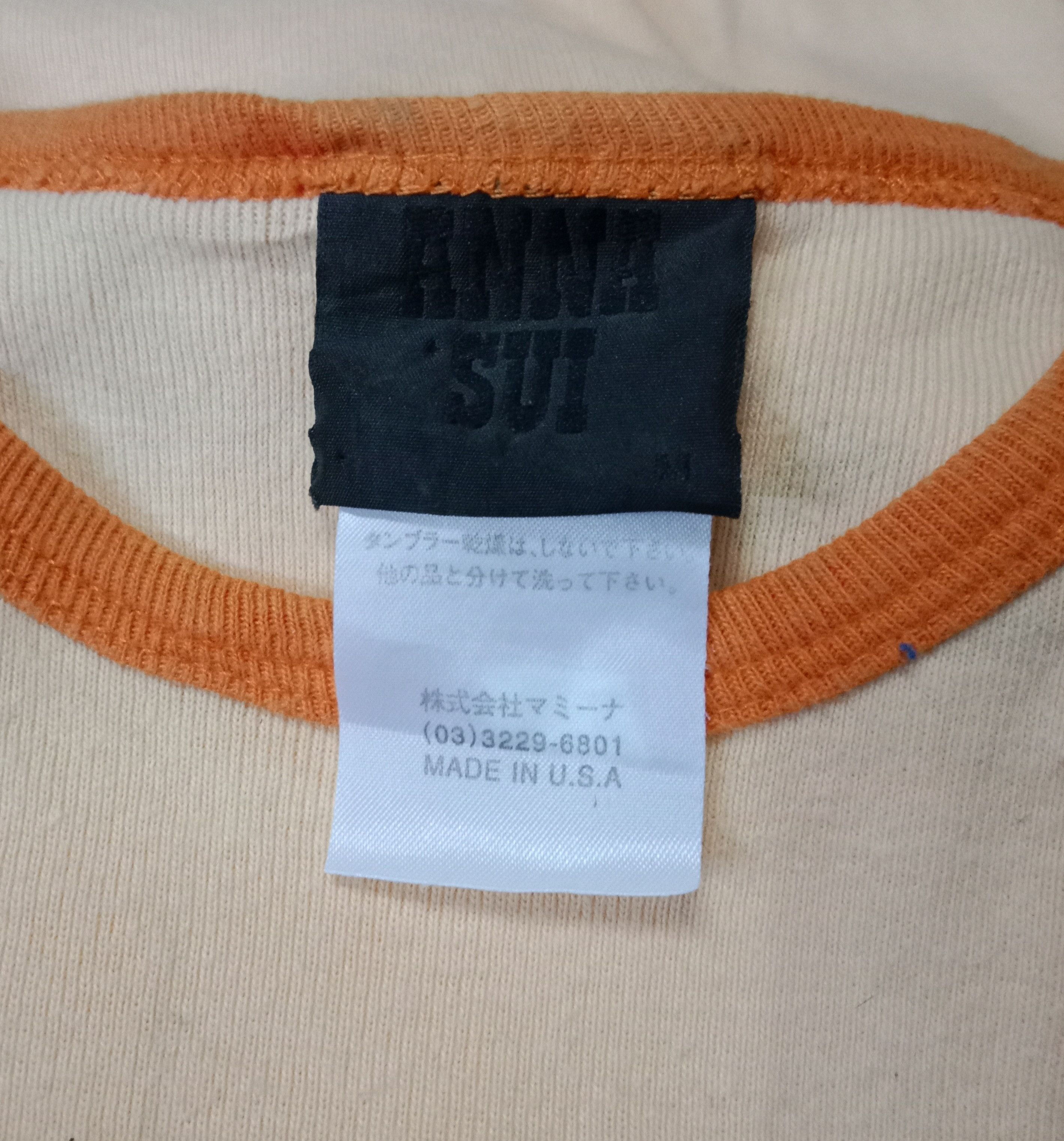 Anna Sui Vintage ANNA SUI Short Sleeve Tshirt Size M / US 6-8 / IT 42-44 - 7 Thumbnail