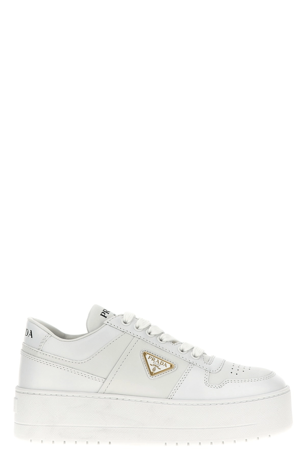 Prada PRADA Downtown Bold White Leather Sneakers New Authentic Size US 10 / IT 40 - 1 Thumbnail