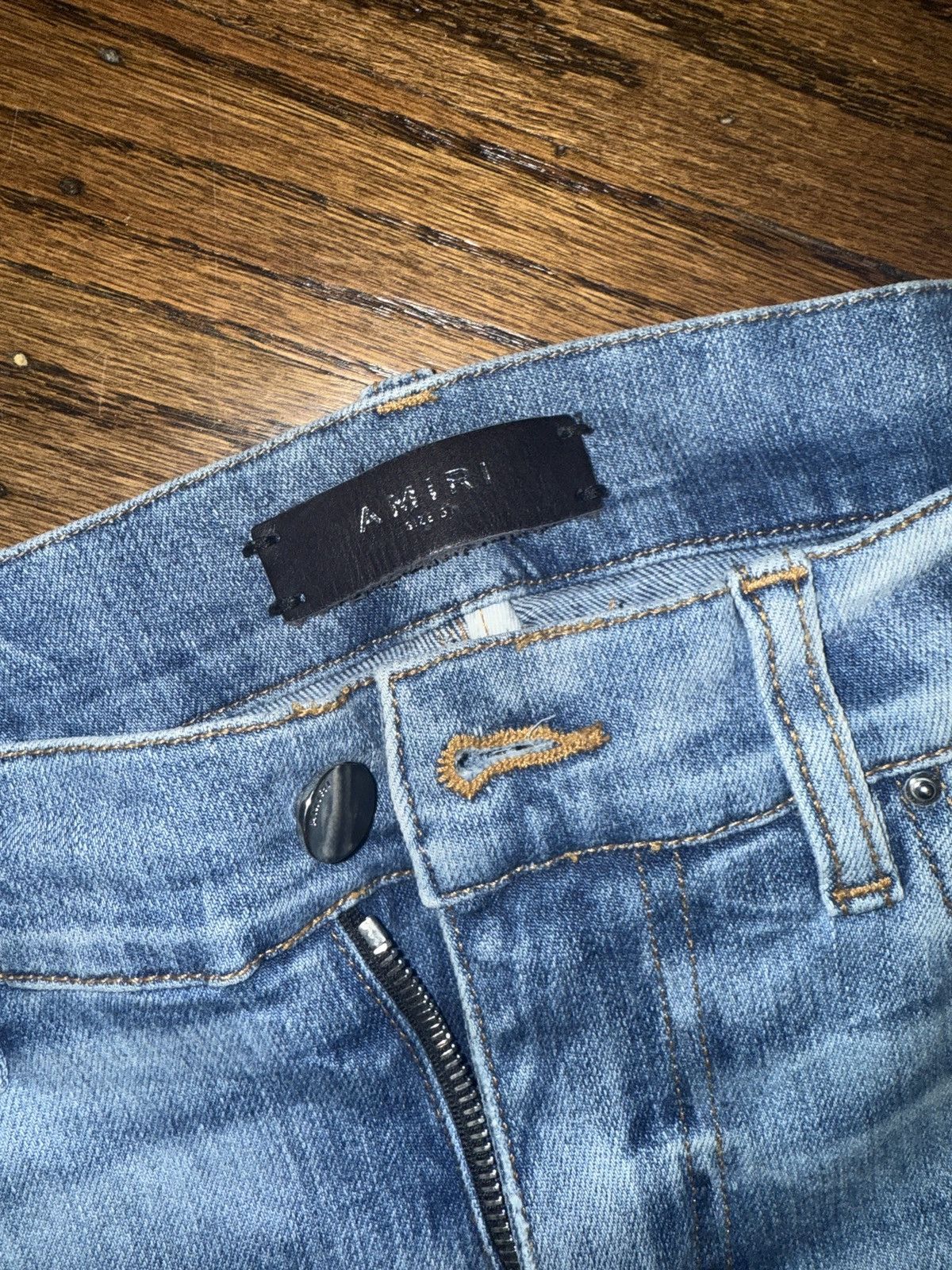 Amiri Amiri ripped Denim Size US 31 - 6 Thumbnail