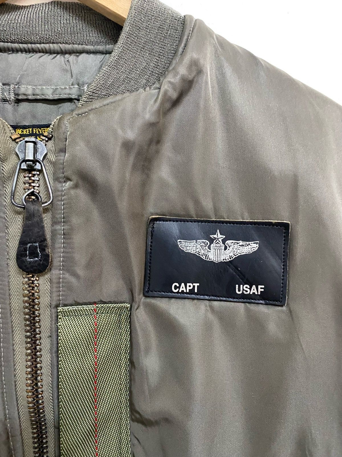 Avirex Ma 1 - Vtg Avirex MA-1 Dragon Flight Bomber Jacket USAF Size US S / EU 44-46 / 1 - 4 Thumbnail