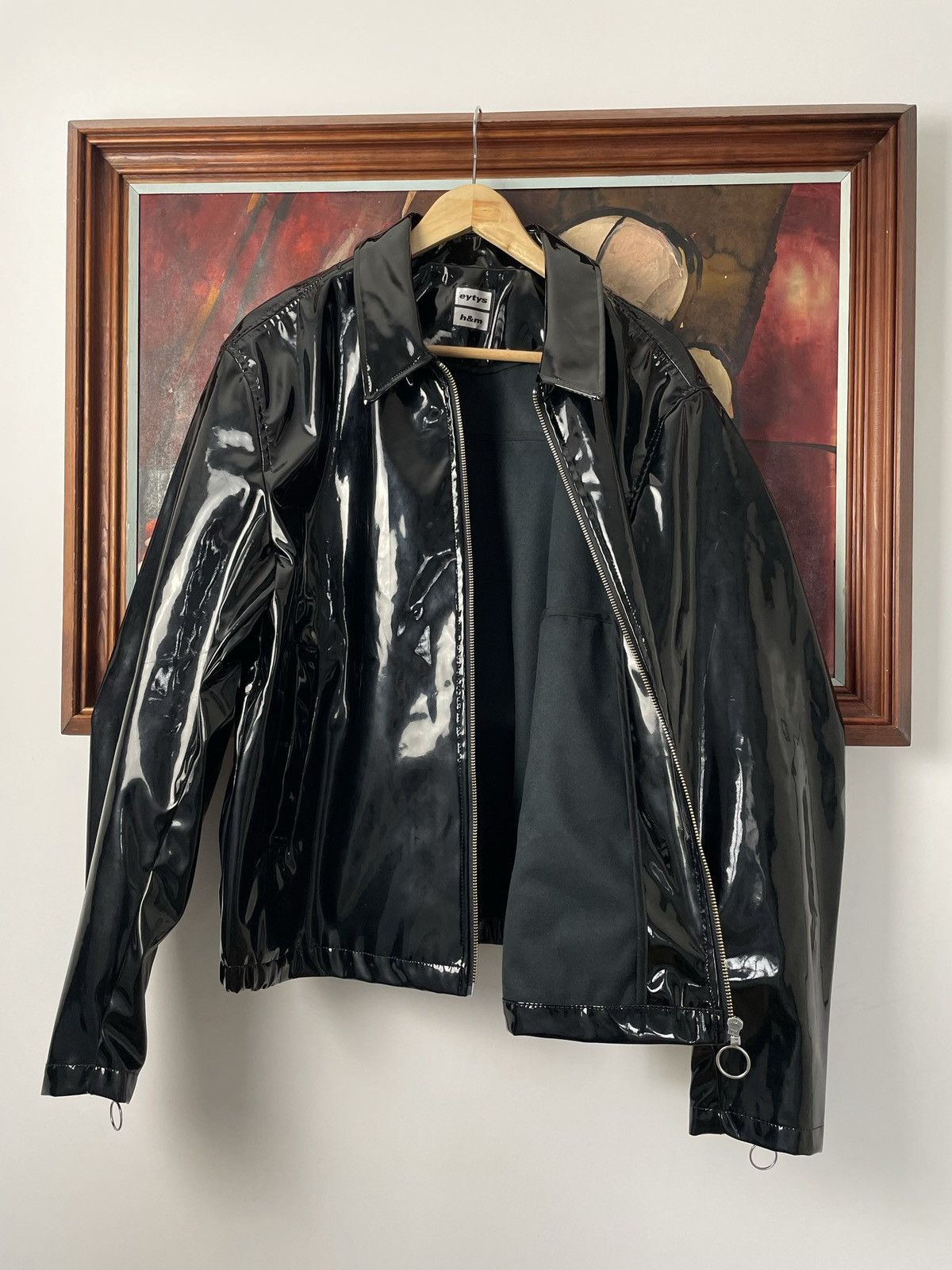 Eytys Ultra Rare Eytys Patent Vinyl Avant Garde Designer Jacket Size US L / EU 52-54 / 3 - 2 Thumbnail