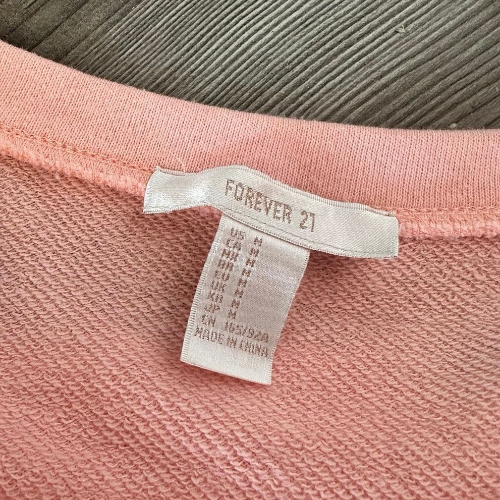 Forever 21 forever 21 pink crop top tulle shirt Size M / US 6-8 / IT 42-44 - 3 Thumbnail
