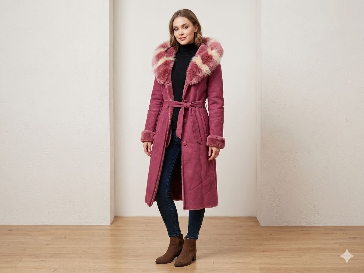Other Vintage Genuine Shearling Sheepskin Bomber Jacket size M Size M / US 6-8 / IT 42-44 - 1 Thumbnail