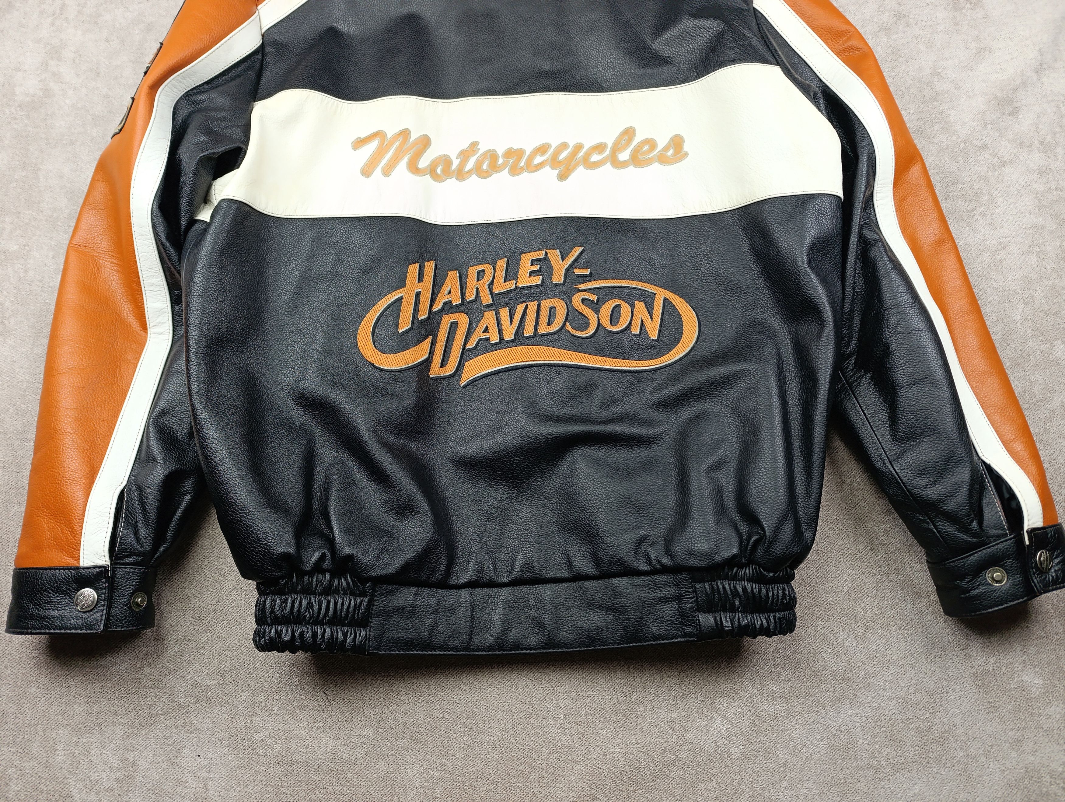 Harley Davidson Harley Davidson Mens Vintage Leather Biker Jacket Size US M / EU 48-50 / 2 - 12 Thumbnail