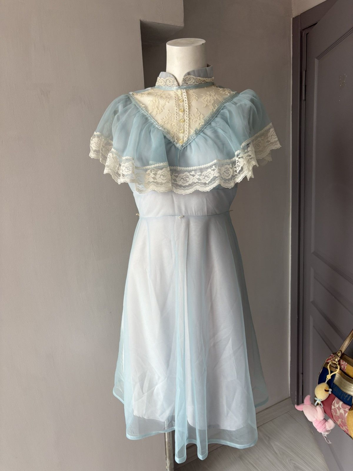 Vintage Antique dress Size XS / US 0-2 / IT 36-38 - 6 Thumbnail