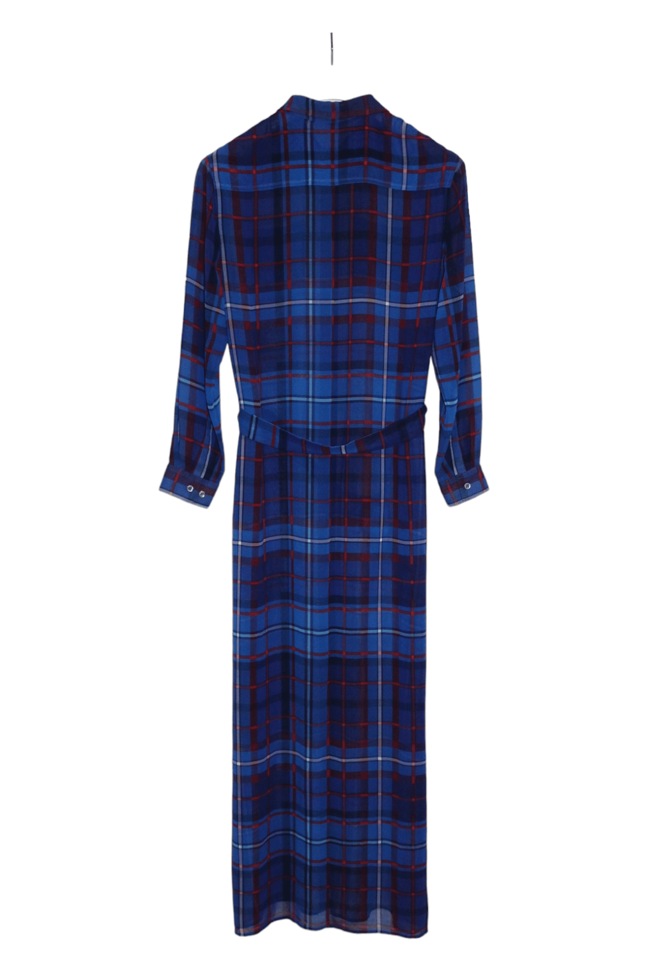 Tommy Hilfiger Gigi Hadid x Tommy Hilfiger Plaid Polyester Long Shirt Dress Size M / US 6-8 / IT 42-44 - 3 Thumbnail