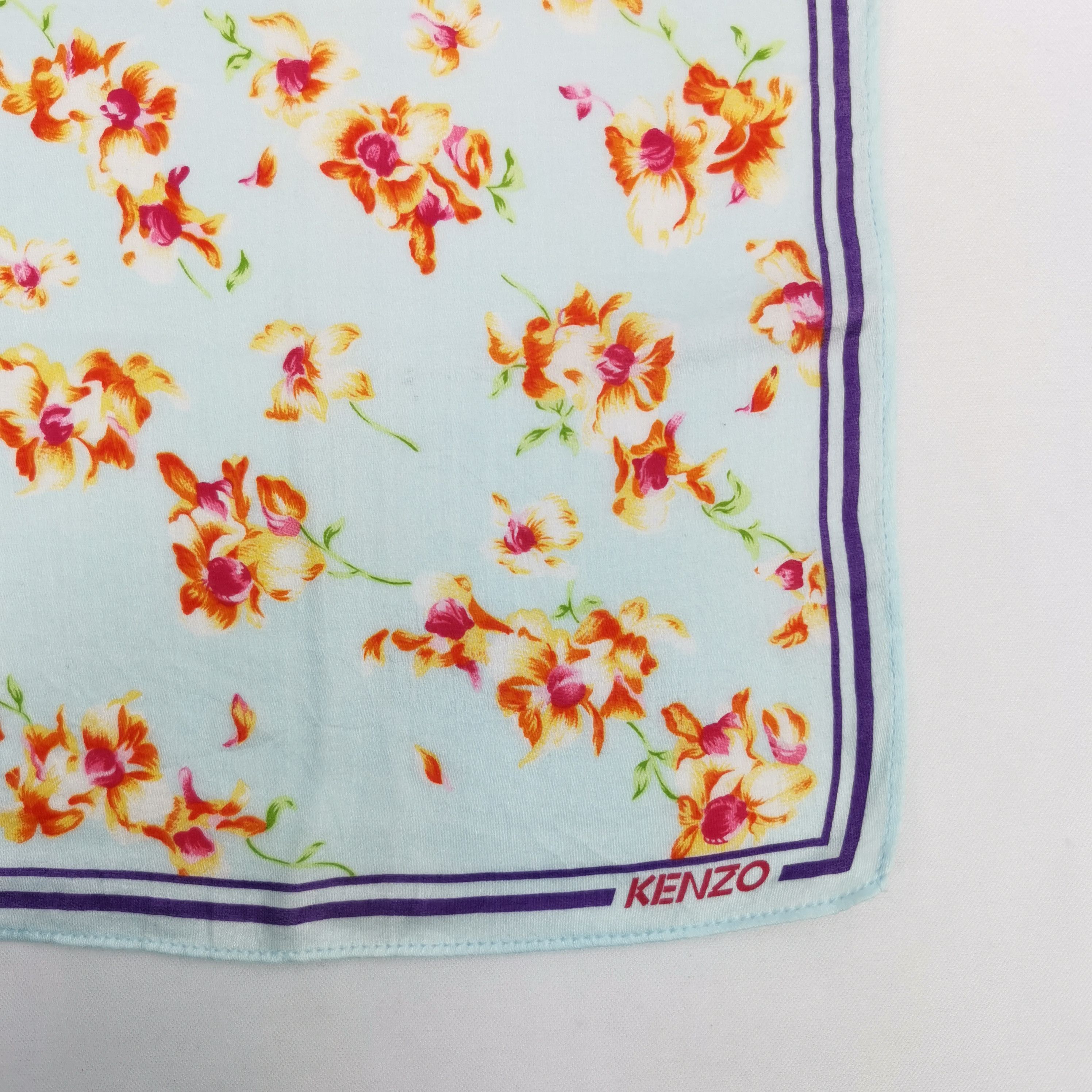 Kenzo Vintage Kenzo Handkerchief Pocket Square Bandana Size ONE SIZE - 3 Thumbnail