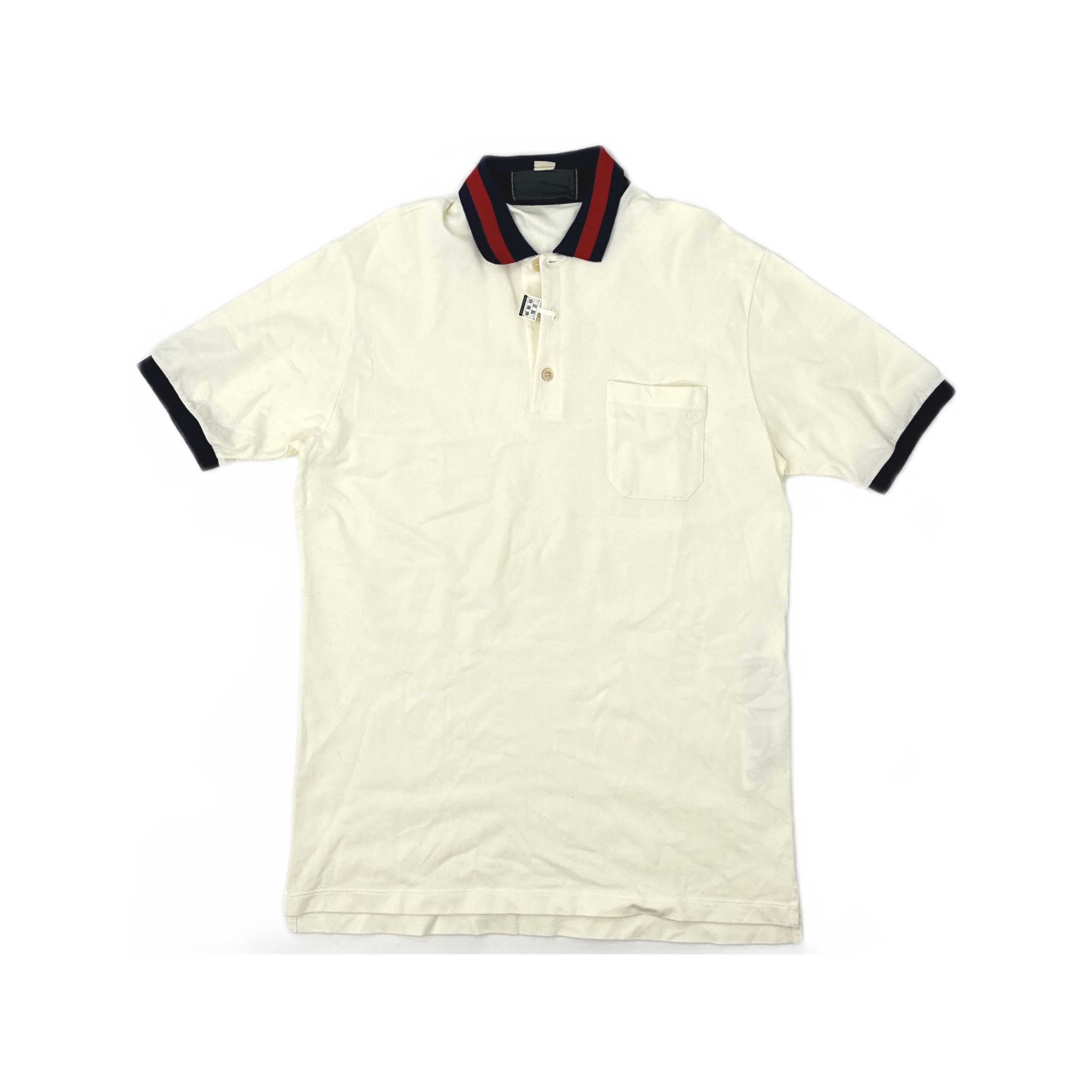 Gucci Gucci Striped Collar Polo Shirt Size L Size US L / EU 52-54 / 3 - 1 Thumbnail