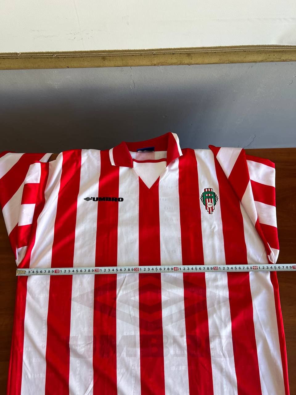Vintage 1995/96 VIKTORIA ZIZKOV #70 UMBRO MATCH WORN SOCCER JERSEY Size US XXL / EU 58 / 5 - 13 Thumbnail