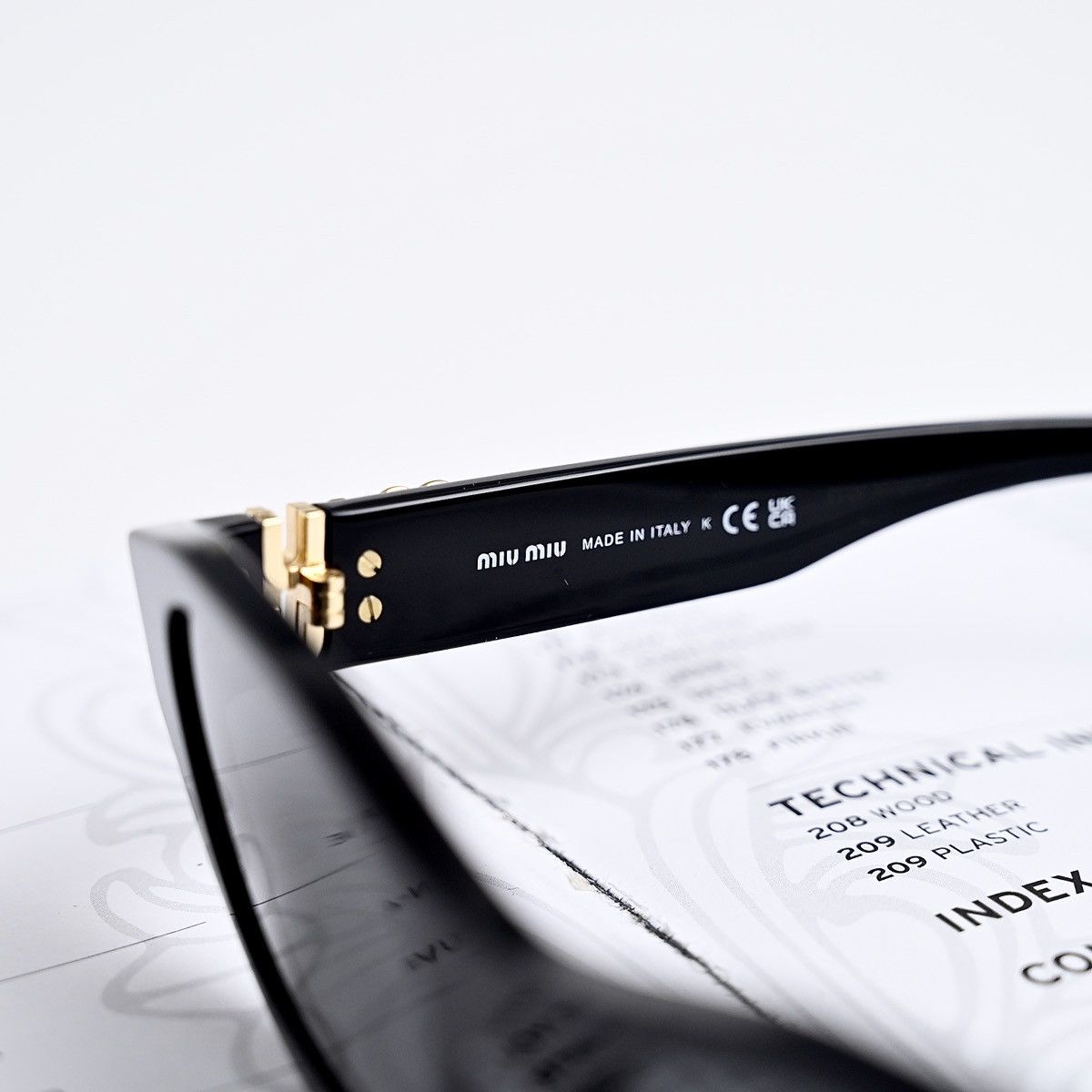 Miu Miu MIU MIU 0MU A03S SUNGLASSES Size ONE SIZE - 4 Thumbnail