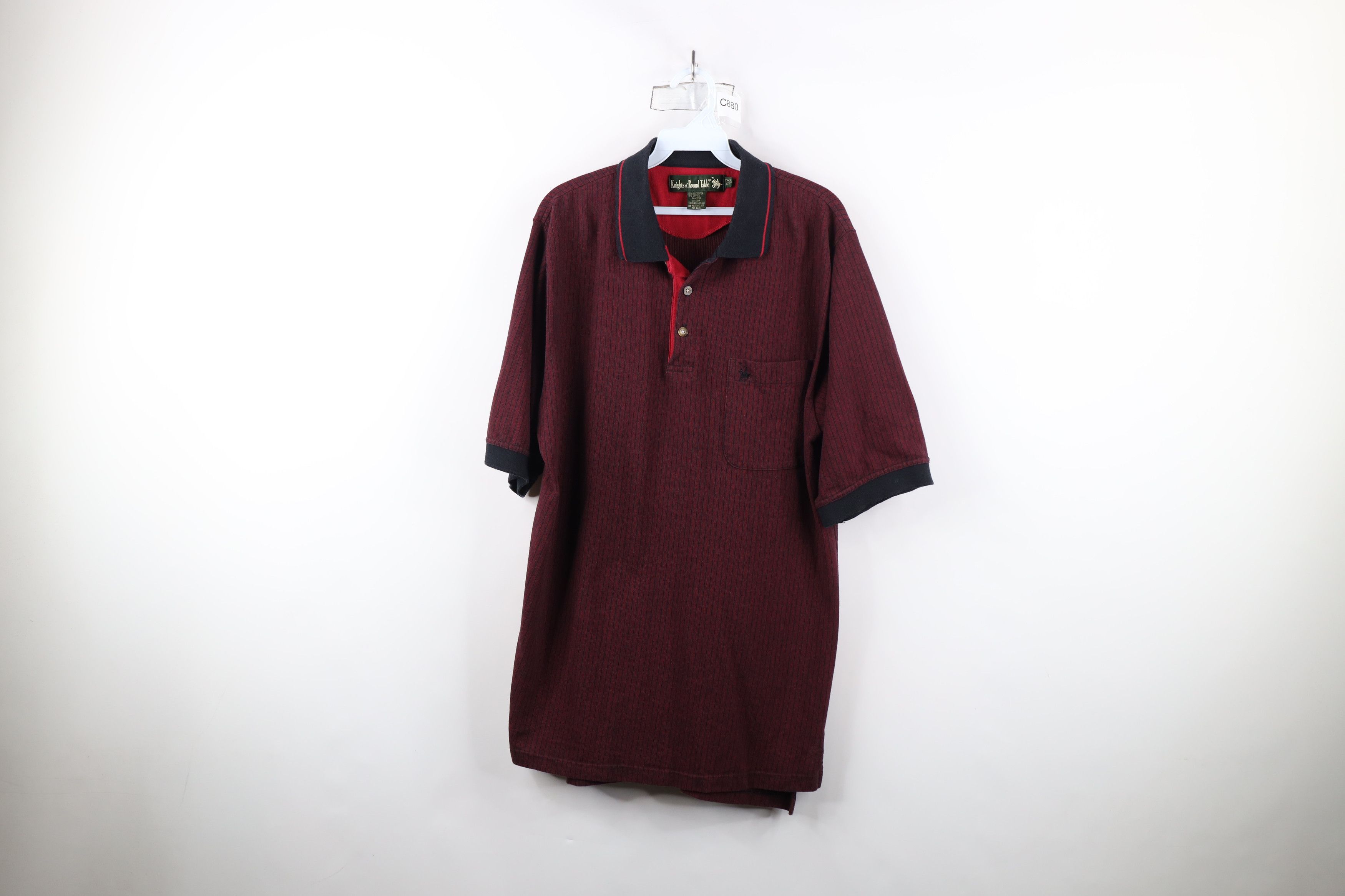Vintage Vintage 90s Streetwear Knit Collared Golf Polo Shirt Size US L / EU 52-54 / 3 - 1 Thumbnail