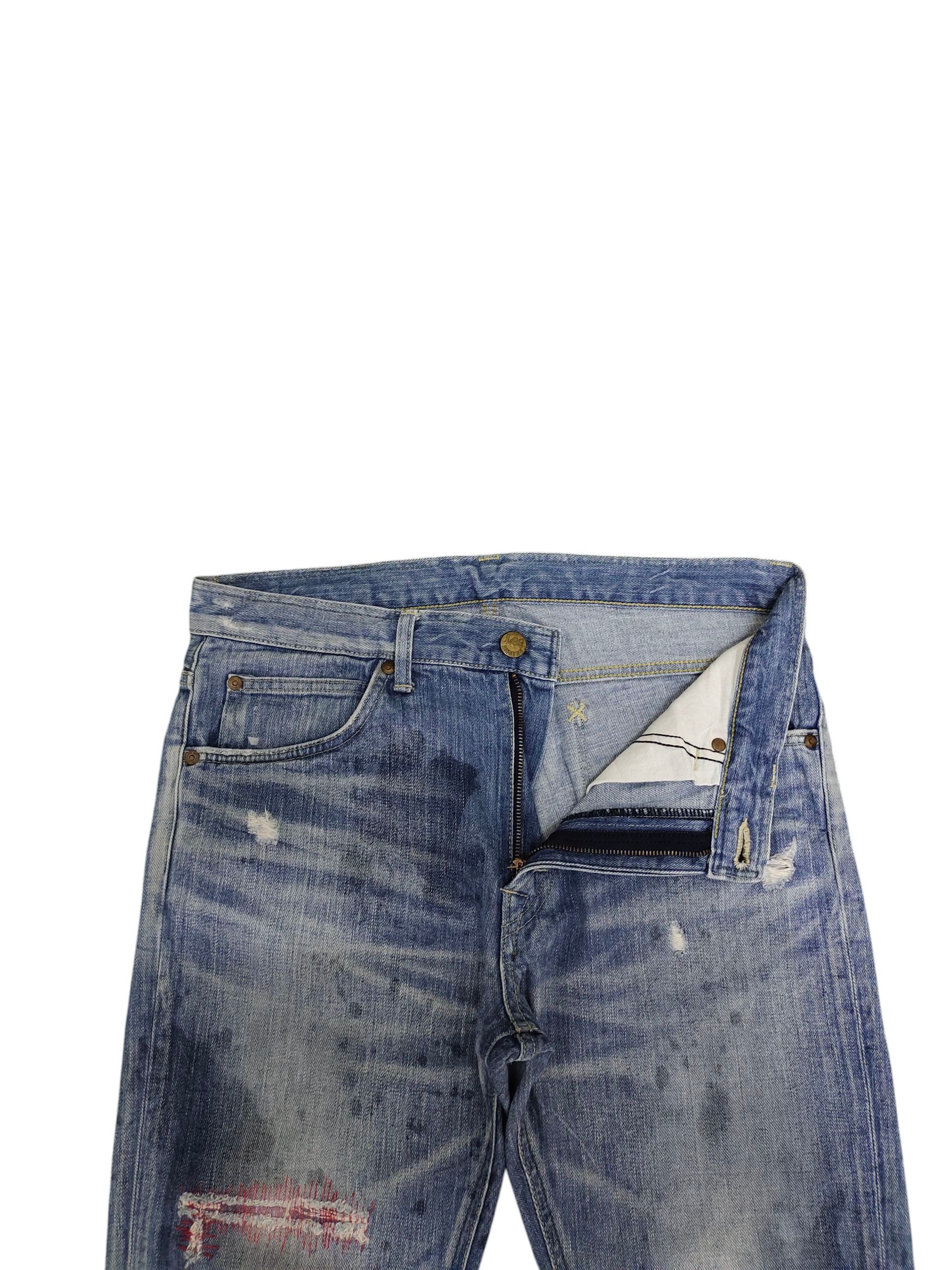 Comme des Garcons × Undercover Vintage Lee Rider Distress Faded Denim Jeans Grunge Size US 31 - 7 Thumbnail