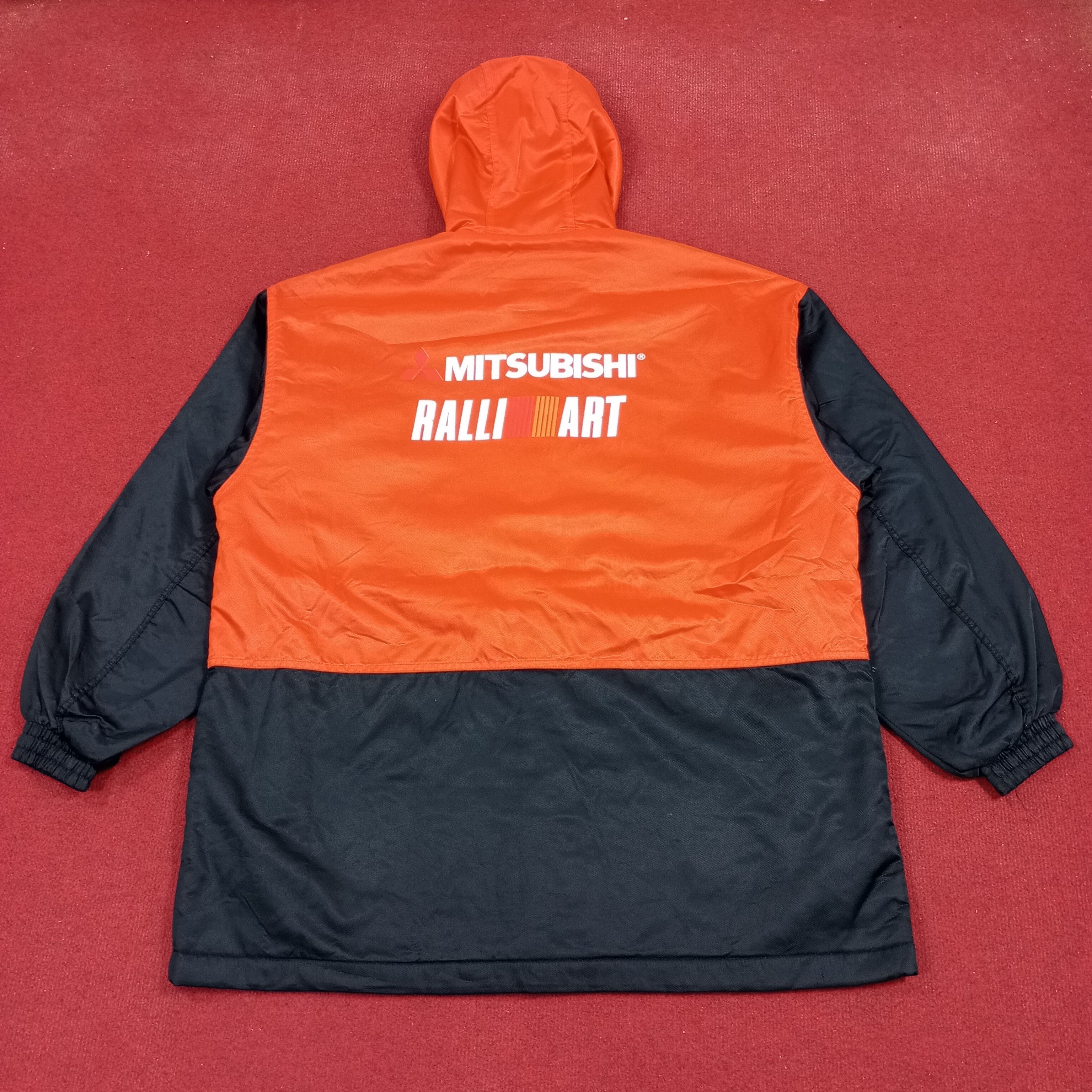 Japanese Brand × Vintage Mitsubishi Ralli Art Motorsports Custom Art Jacket Hoodies Size US XXL / EU 58 / 5 - 1 Thumbnail