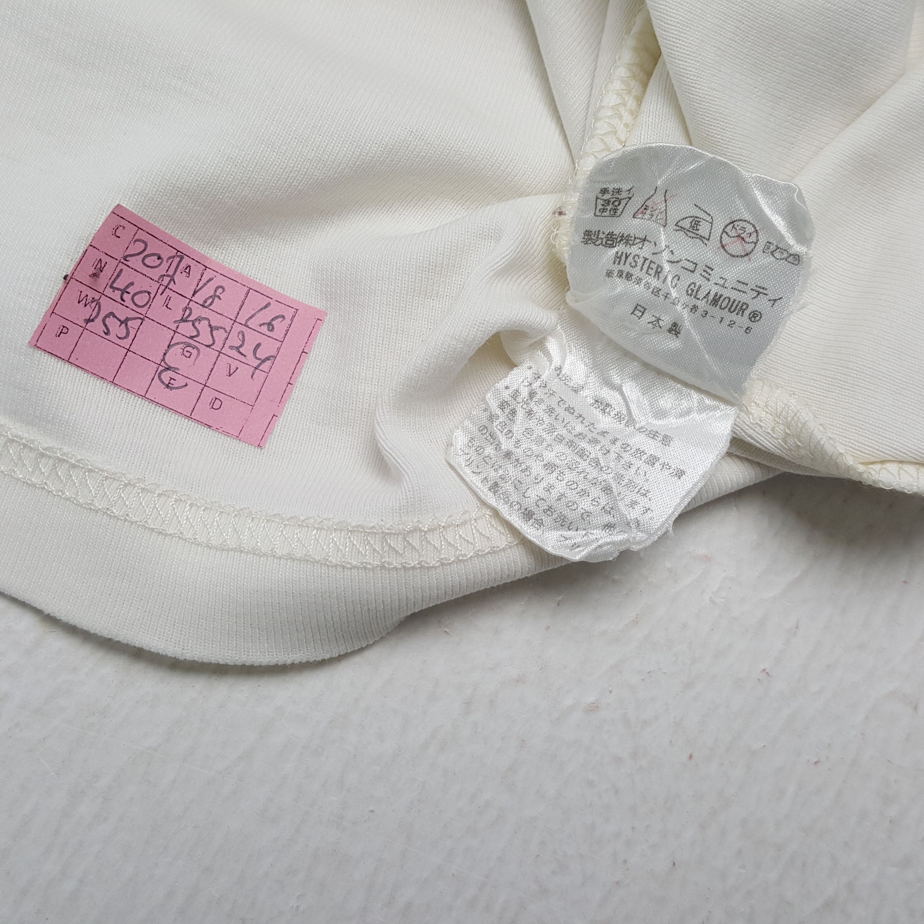 Hysteric Glamour × Japanese Brand × Vintage HYSTERIC GLAMOUR Japanese Brand Streetwear Distressed Tshirt Size US S / EU 44-46 / 1 - 6 Thumbnail