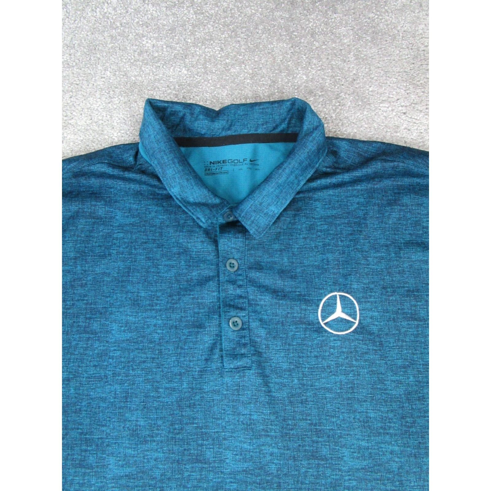 Nike VINTAGE Nike Golf Polo Shirt Mens XXL Blue Logo Size US XXL / EU 58 / 5 - 2 Thumbnail