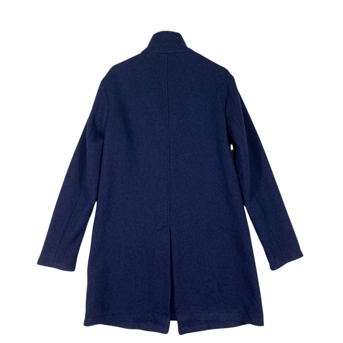 Armani Armani Jeans Snap Button Balmacaan Coat Size 50 Blue Colour Size US M / EU 48-50 / 2 - 11 Thumbnail