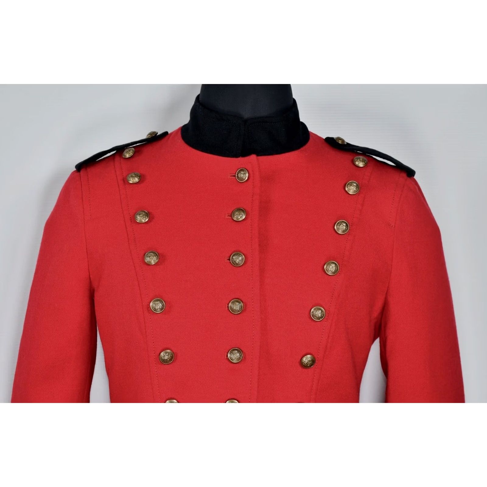 Ralph Lauren Ralph Lauren Rugby Jacket Women Red Military Wool Blazer Size 4 Navy? Size S / US 4 / IT 40 - 2 Thumbnail