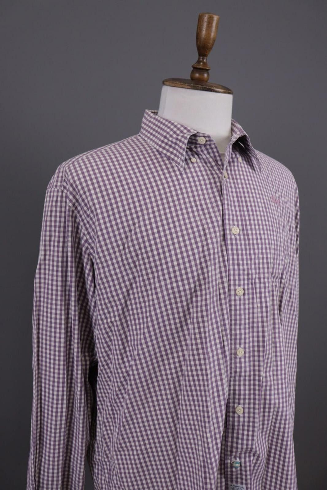 La Martina La Marina Buenos Aires Purple Check Shirt Size 3XL Size US XXL / EU 58 / 5 - 7 Thumbnail
