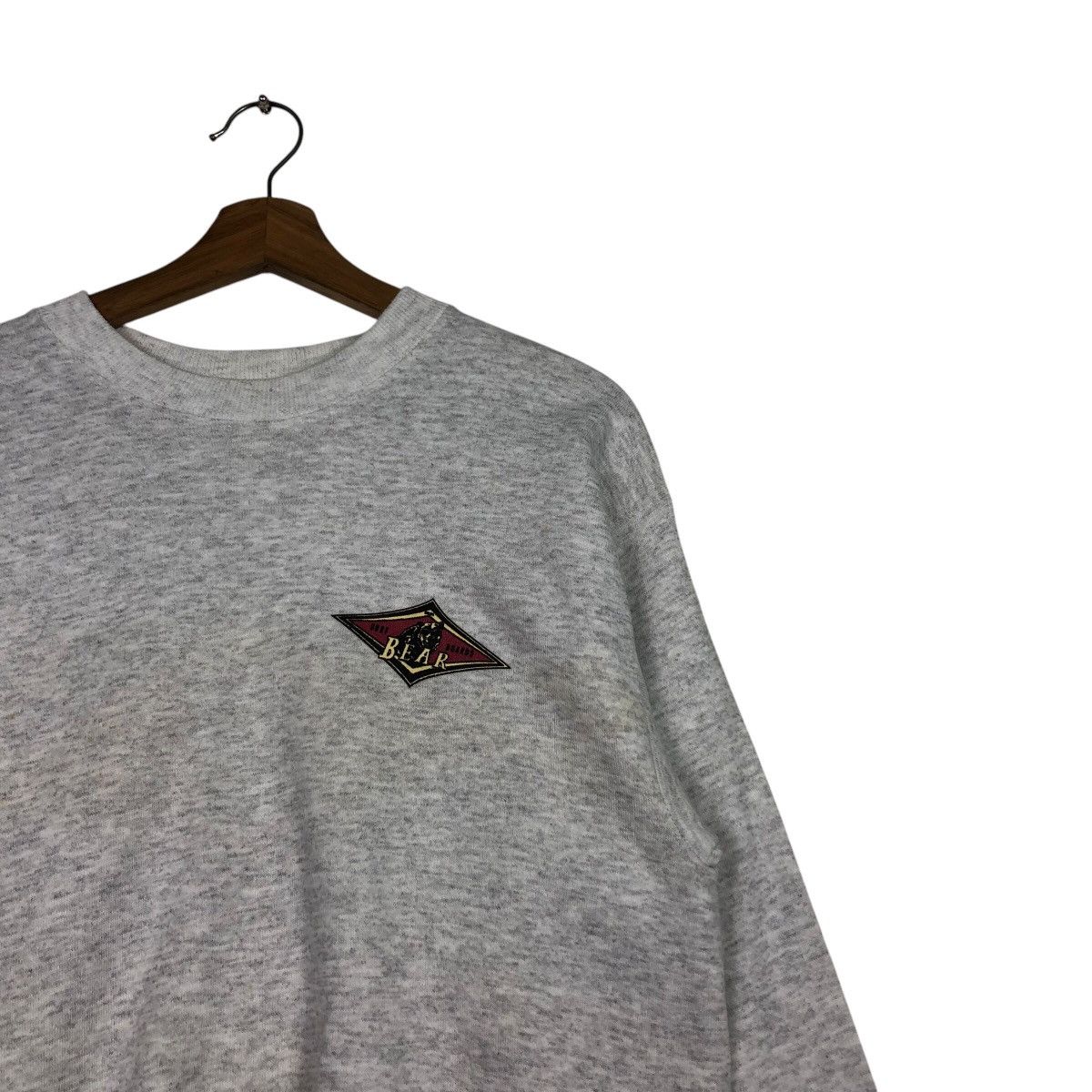 Vintage BEAR USA Archival Grey Crewneck Logo Hit True 90s Athletic Size US M / EU 48-50 / 2 - 7 Thumbnail
