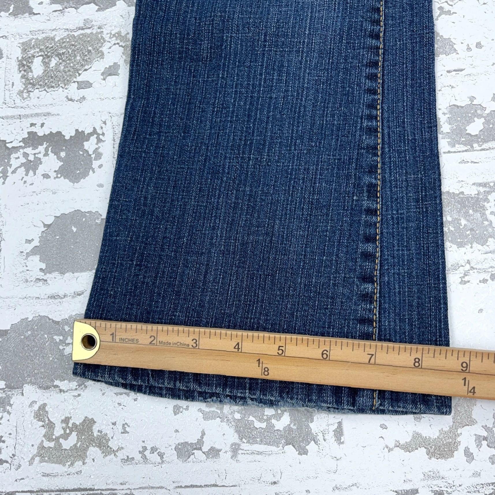 Southpole VINTAGE Southpole Jeans Women Boot Cut Dark 2000s Y2K Embroidered Blue 26 in Waist 30.5 in Inseam 5 Regular Size 27" / US 4 / IT 40 - 7 Thumbnail