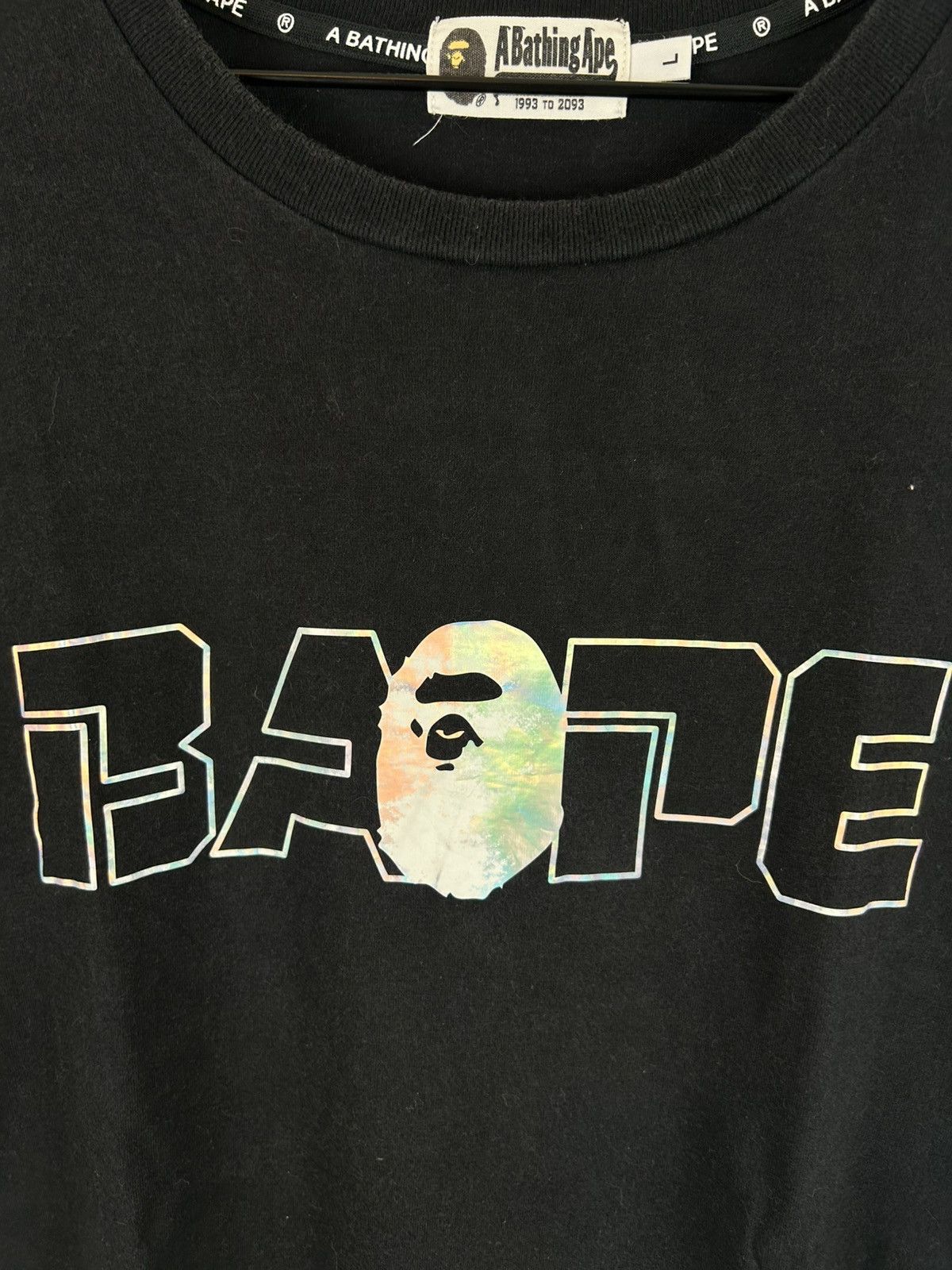 Bape Bape Logo Print T-Shirt Size US L / EU 52-54 / 3 - 3 Thumbnail