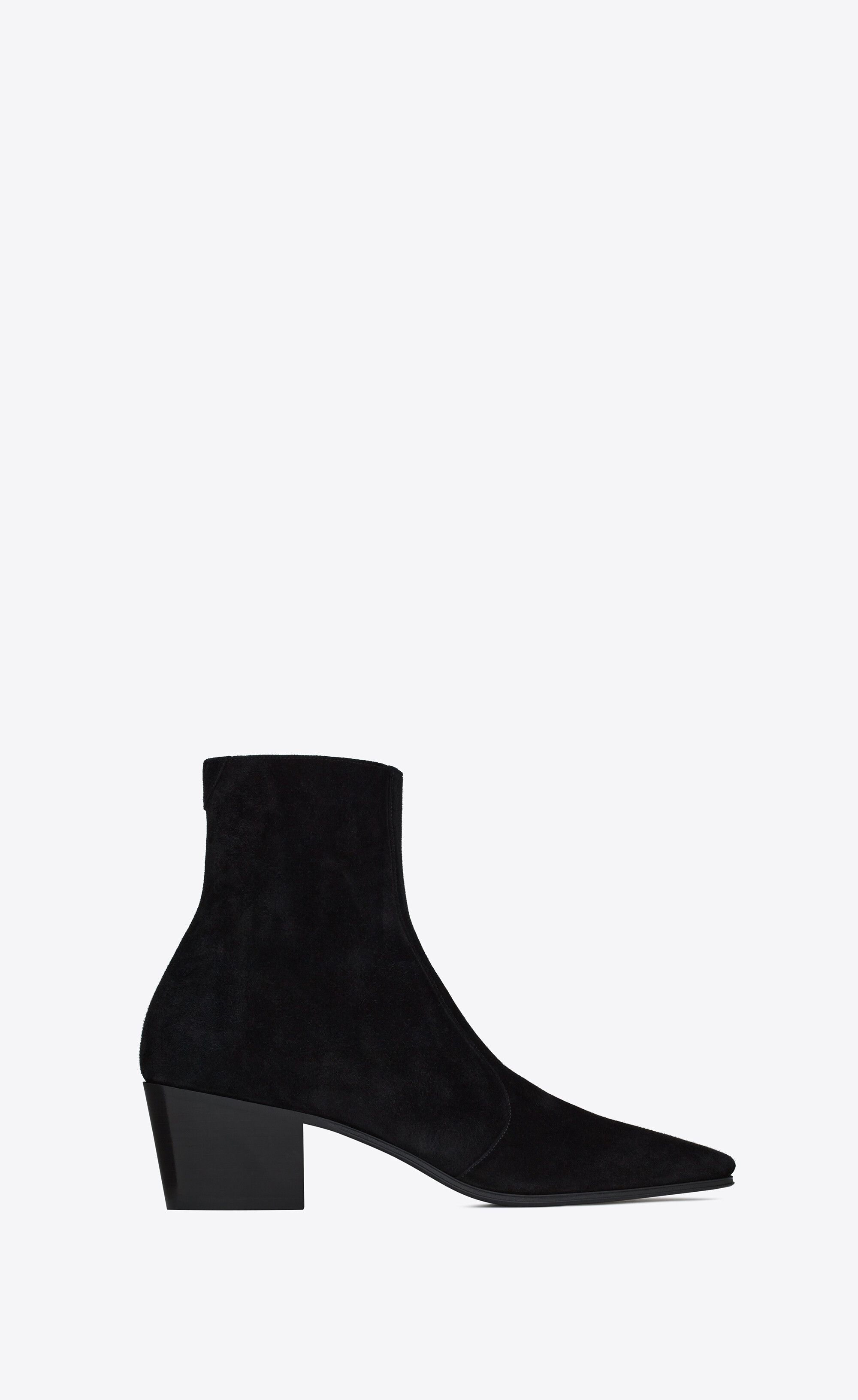 Saint Laurent Paris o1bcso1str1124 Vassili Zipped Booties in Black Size US 4 / IT 34 - 2 Thumbnail