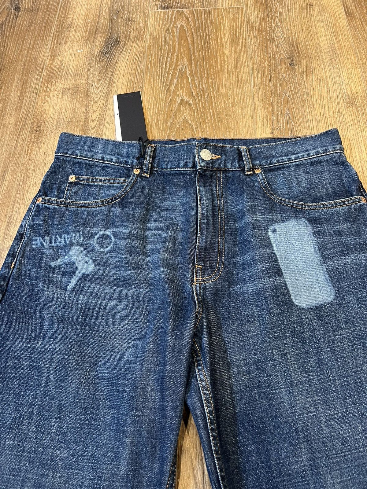 Martine Rose SS20 Straight Leg Jean in Indigo Size US 32 / EU 48 - 2 Thumbnail