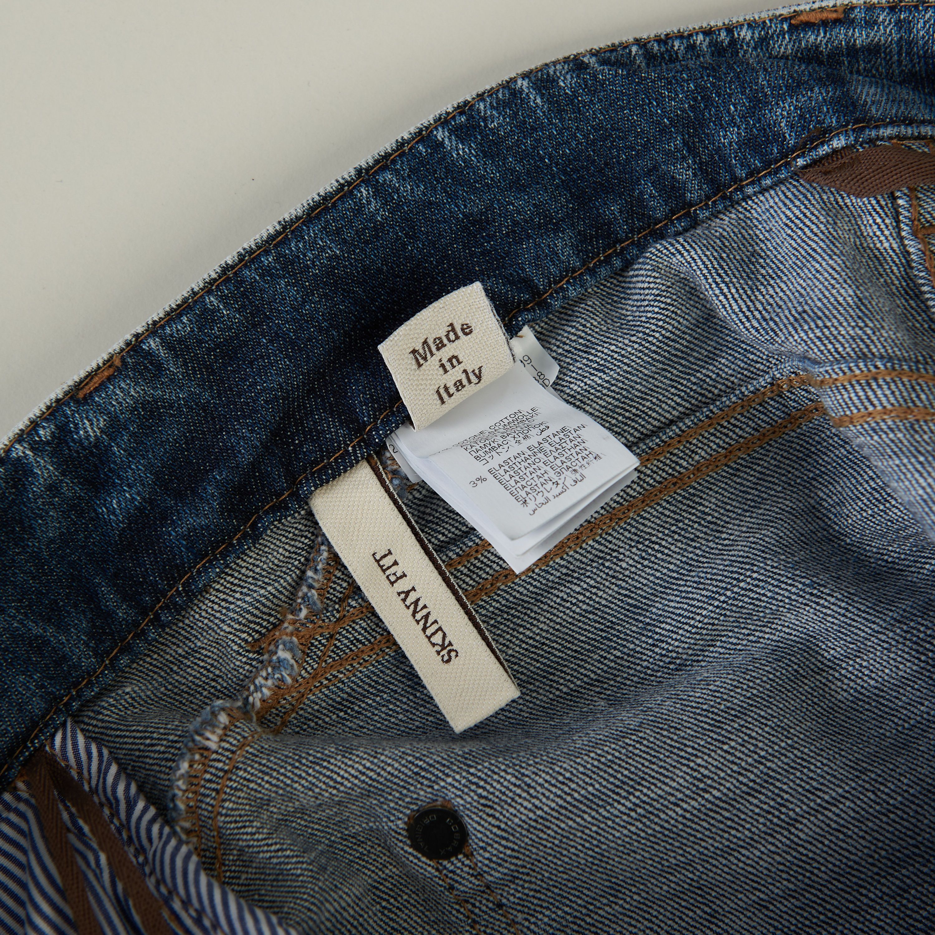 Brunello Cucinelli Blue Comfort Denim Five- Pocket Trousers Size 30" / US 8 / IT 44 - 10 Thumbnail