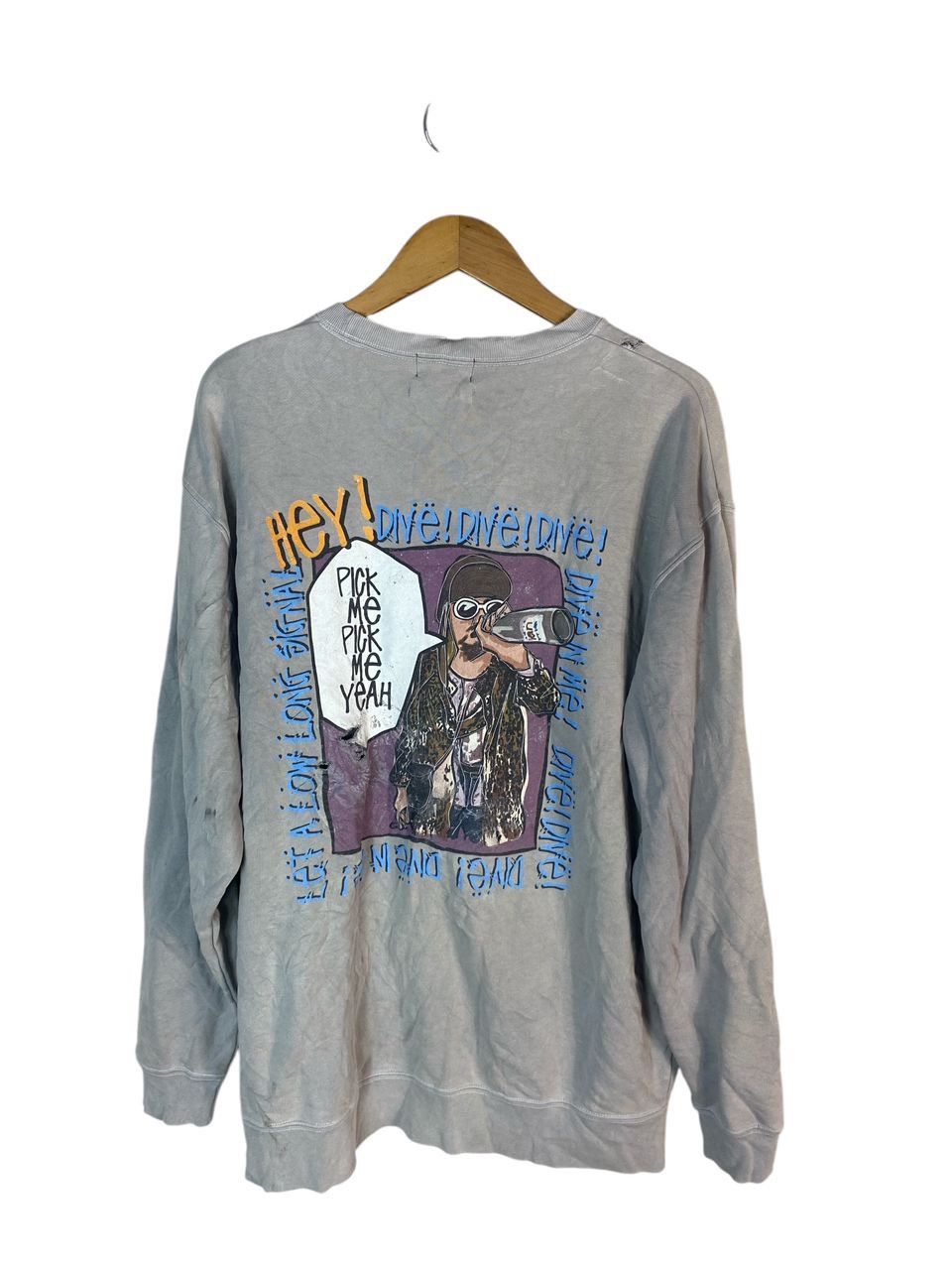 Other Bends backhit printed distressed sweatshirt Size US L / EU 52-54 / 3 - 1 Thumbnail