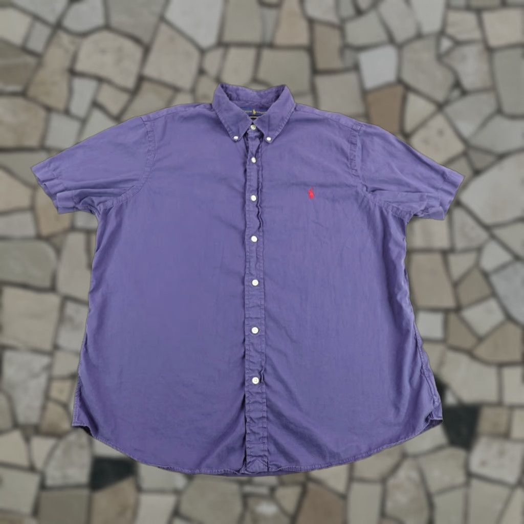 Ralph Lauren Ralph Lauren Shirt Mens XL Blue Twill Button Up Weight Feather Logo Red Pony ^ Size US XL / EU 56 / 4 - 1 Thumbnail