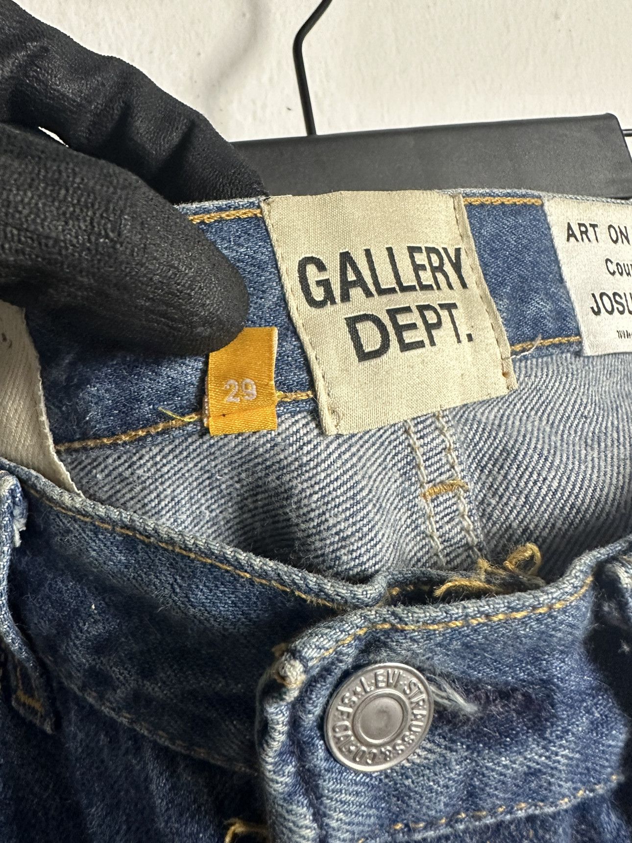 Gallery Dept. Gallery Dept. La Flare Blue Denim Size US 29 - 11 Thumbnail