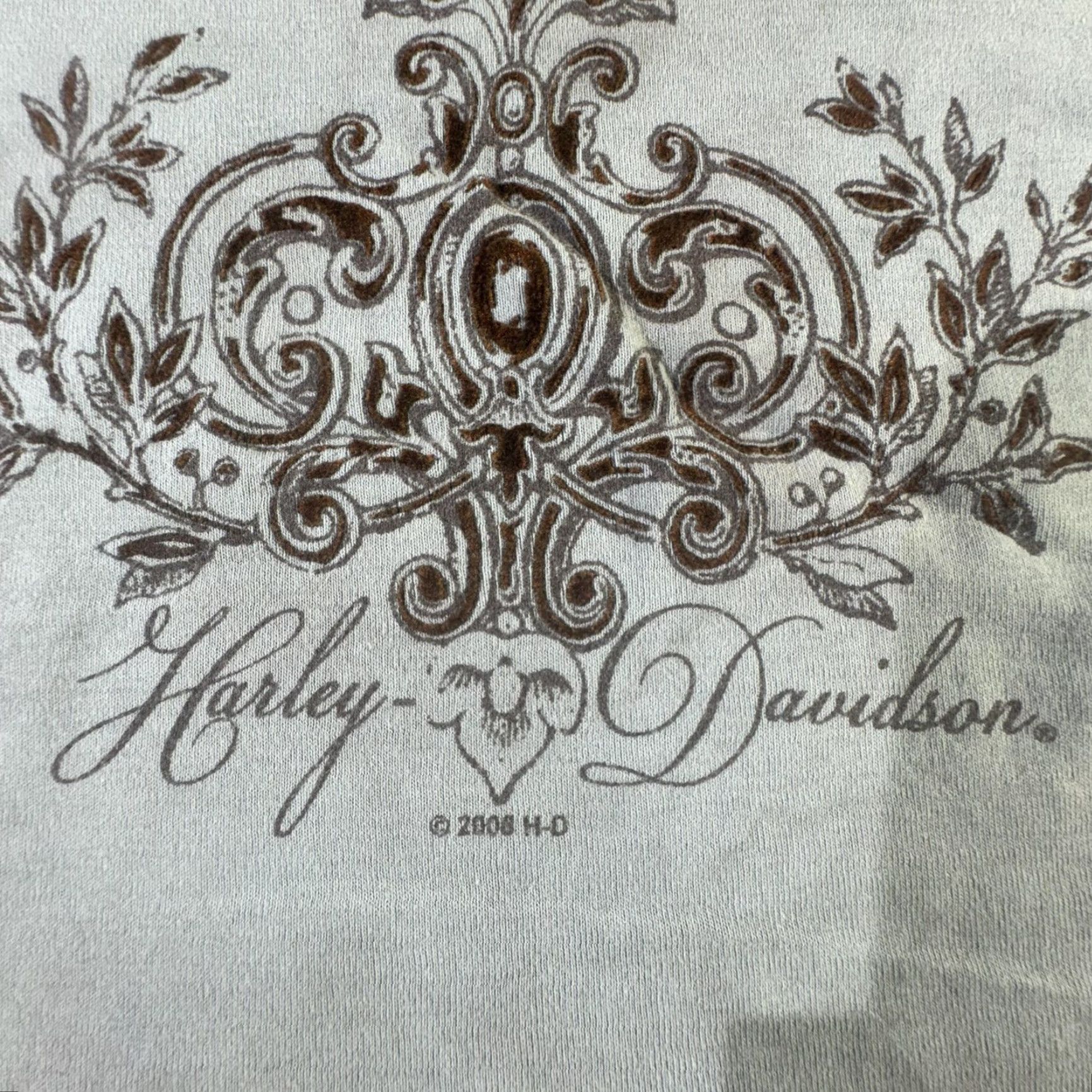 Harley Davidson VINTAGE Harley-Davidson Shirt Womens Large Blue Graphic Twin Cities Lakeville 2008 Biker Tee Size L / US 10 / IT 46 - 3 Thumbnail