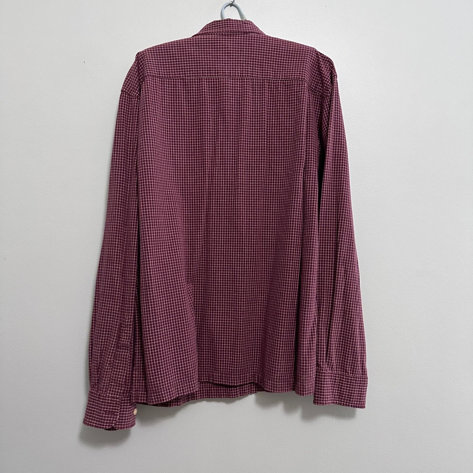 Abercrombie & Fitch Vintage Abercrombie & Fitch maroon fall plaid button down L Size US L / EU 52-54 / 3 - 3 Thumbnail